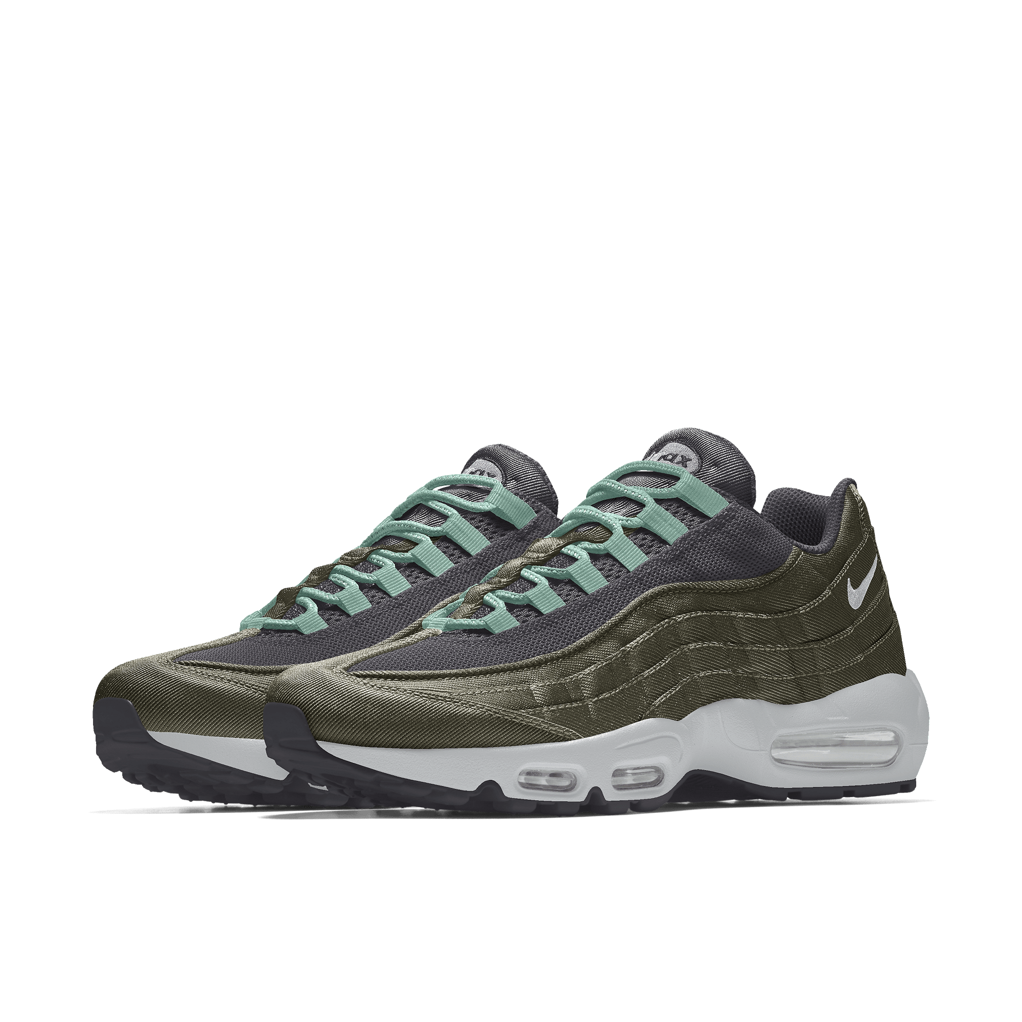 Chaussure personnalisable Nike Air Max 95 By You pour Homme - Noir - 3524937763