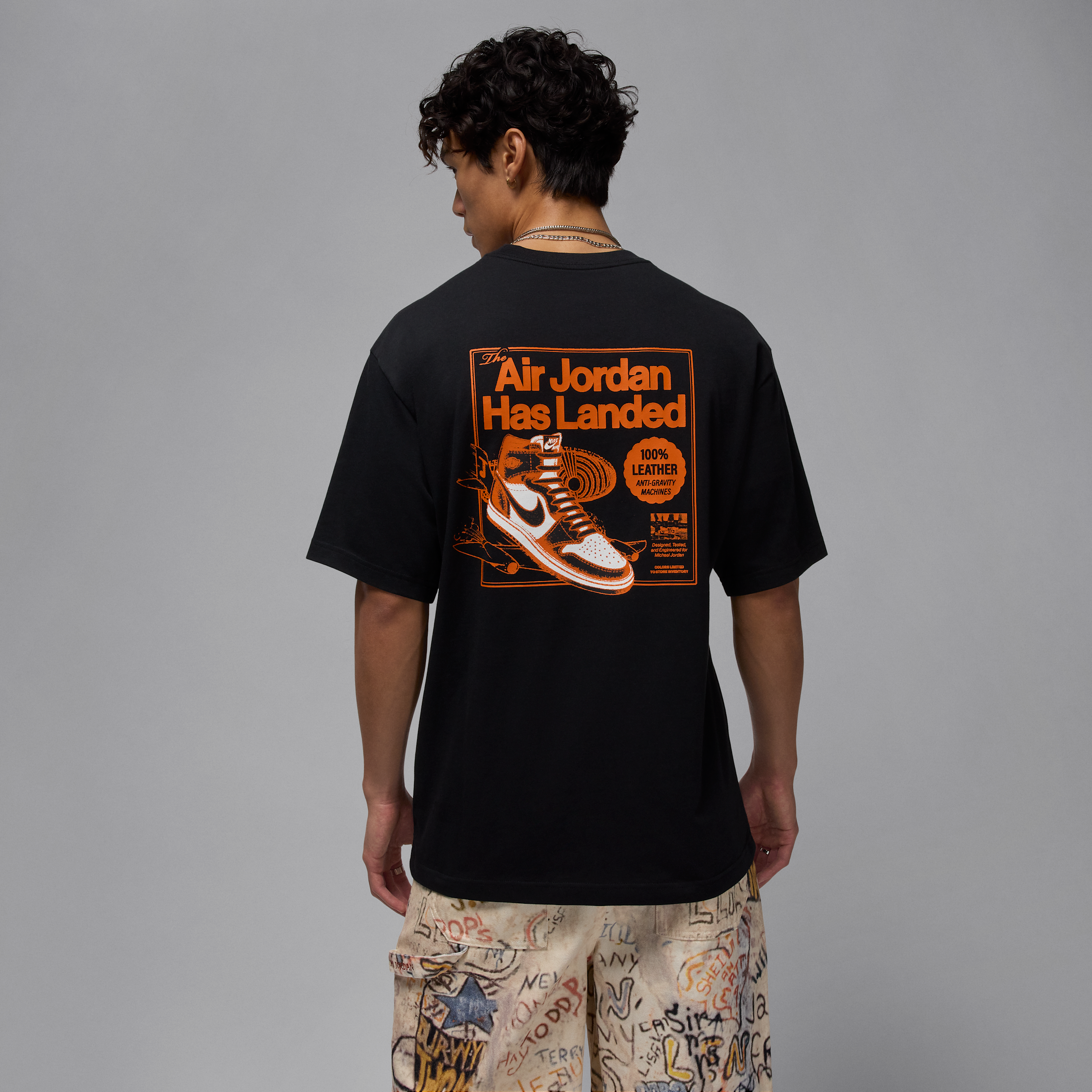 Thumbnail - Jordan AJ1 T-Shirt (Herren) - Schwarz