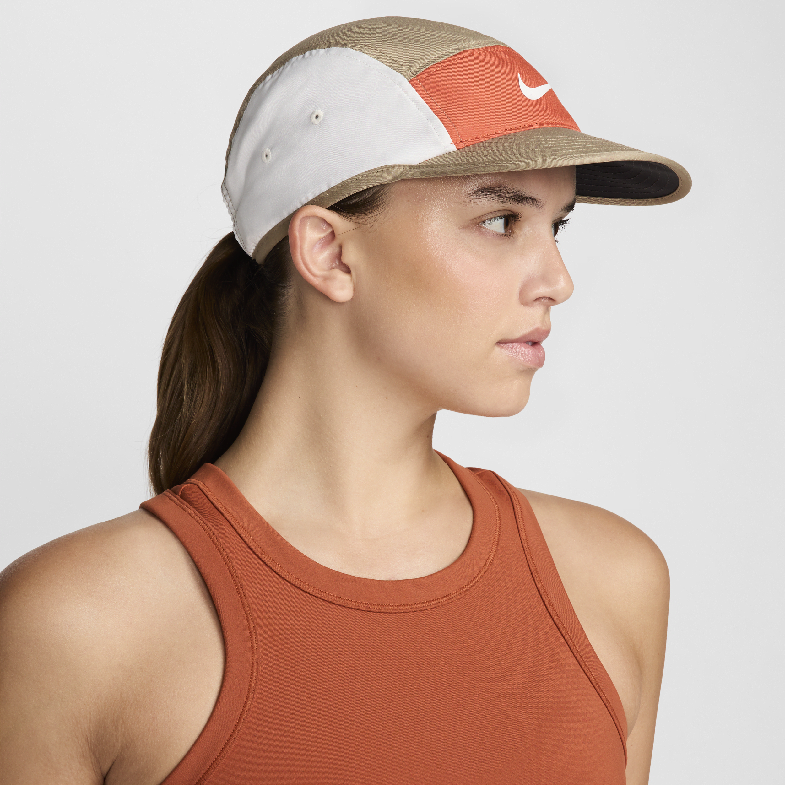 Casquette Swoosh sans structure Nike Dri-FIT Fly - Marron