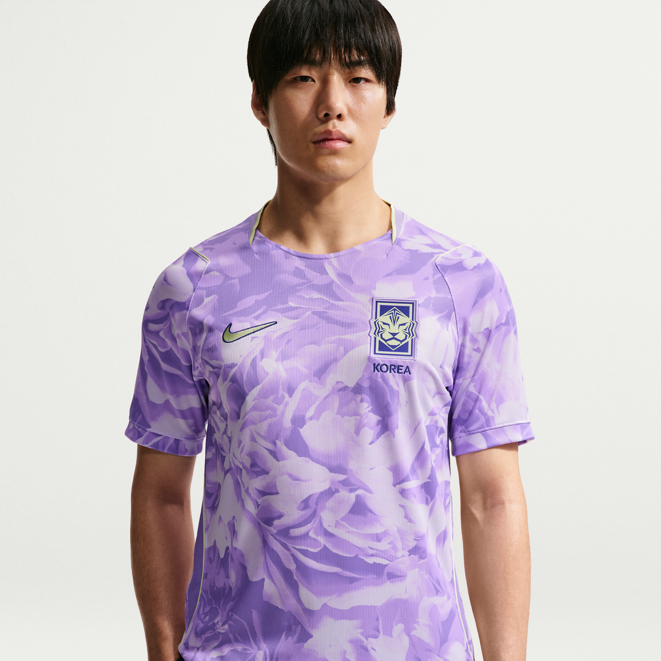 Maglia da calcio replica Nike Dri-FIT Corea 2026 Stadium da uomo – Away - Viola