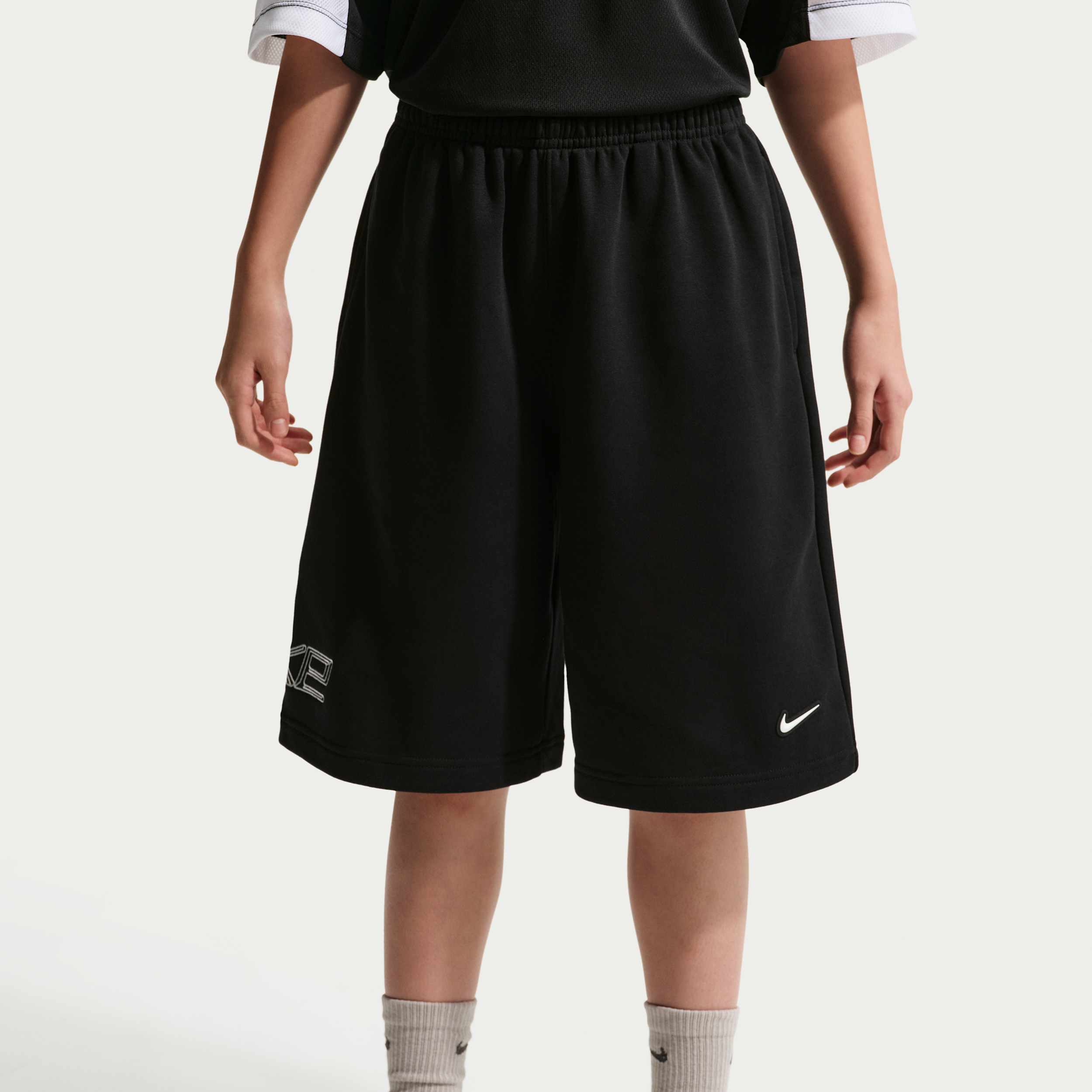 Thumbnail - Nike French-Terry-Shorts (Mädchen) - Schwarz