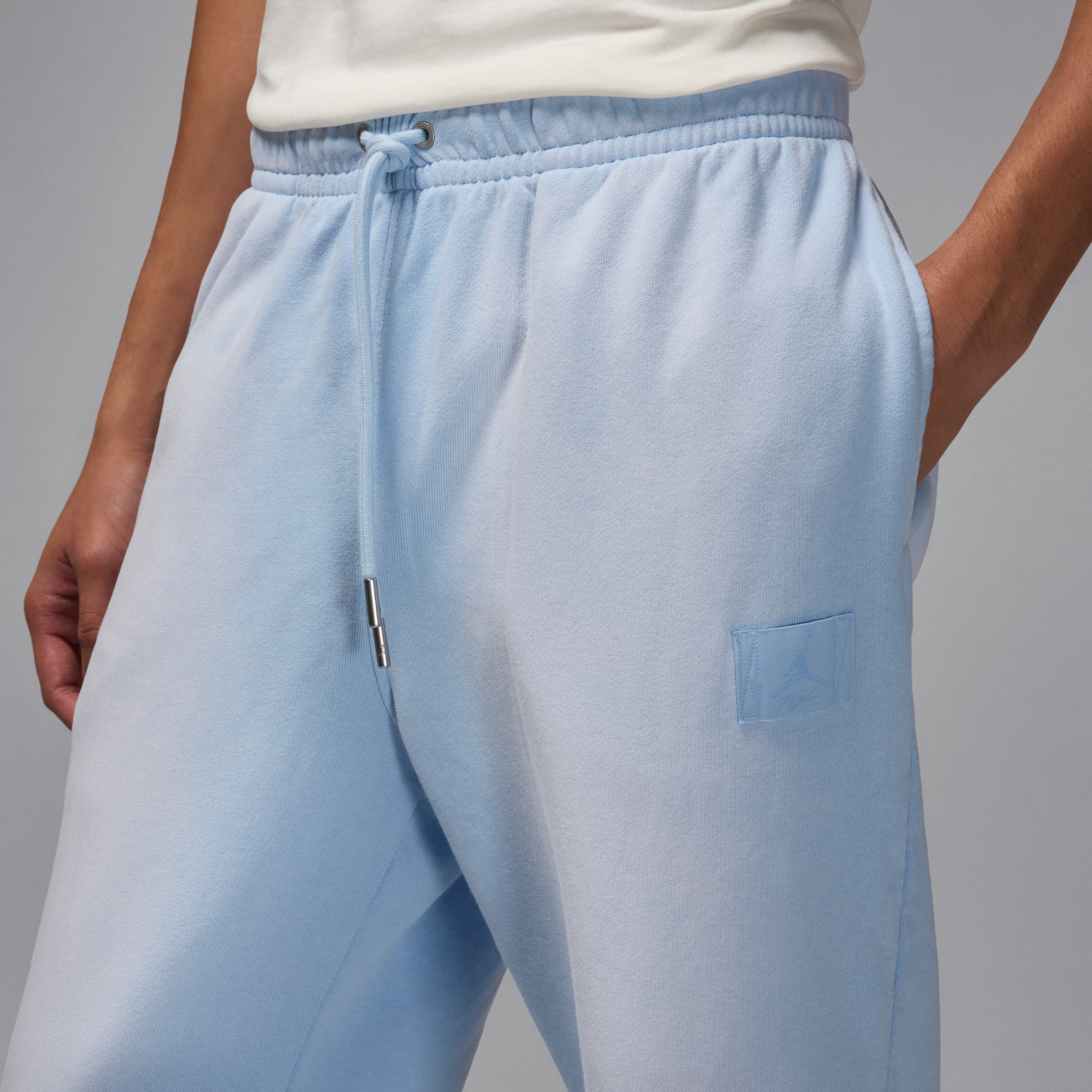 Pantalon en tissu Fleece Jordan Flight pour homme - Bleu