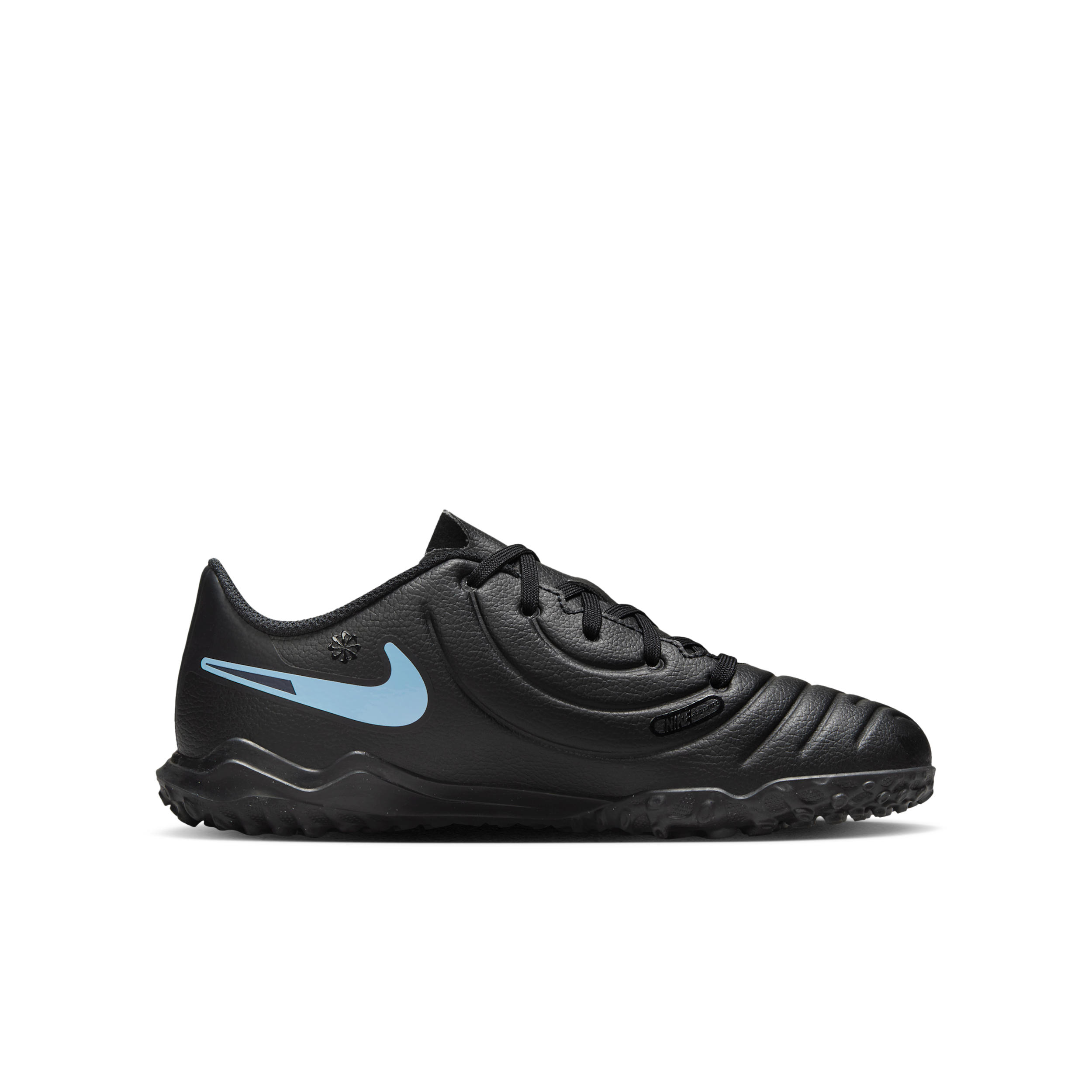 Thumbnail - Nike Jr. Tiempo Legend 10 Club Low Top Fußballschuh für Turf für jüngere/ältere Kinder - Schwarz