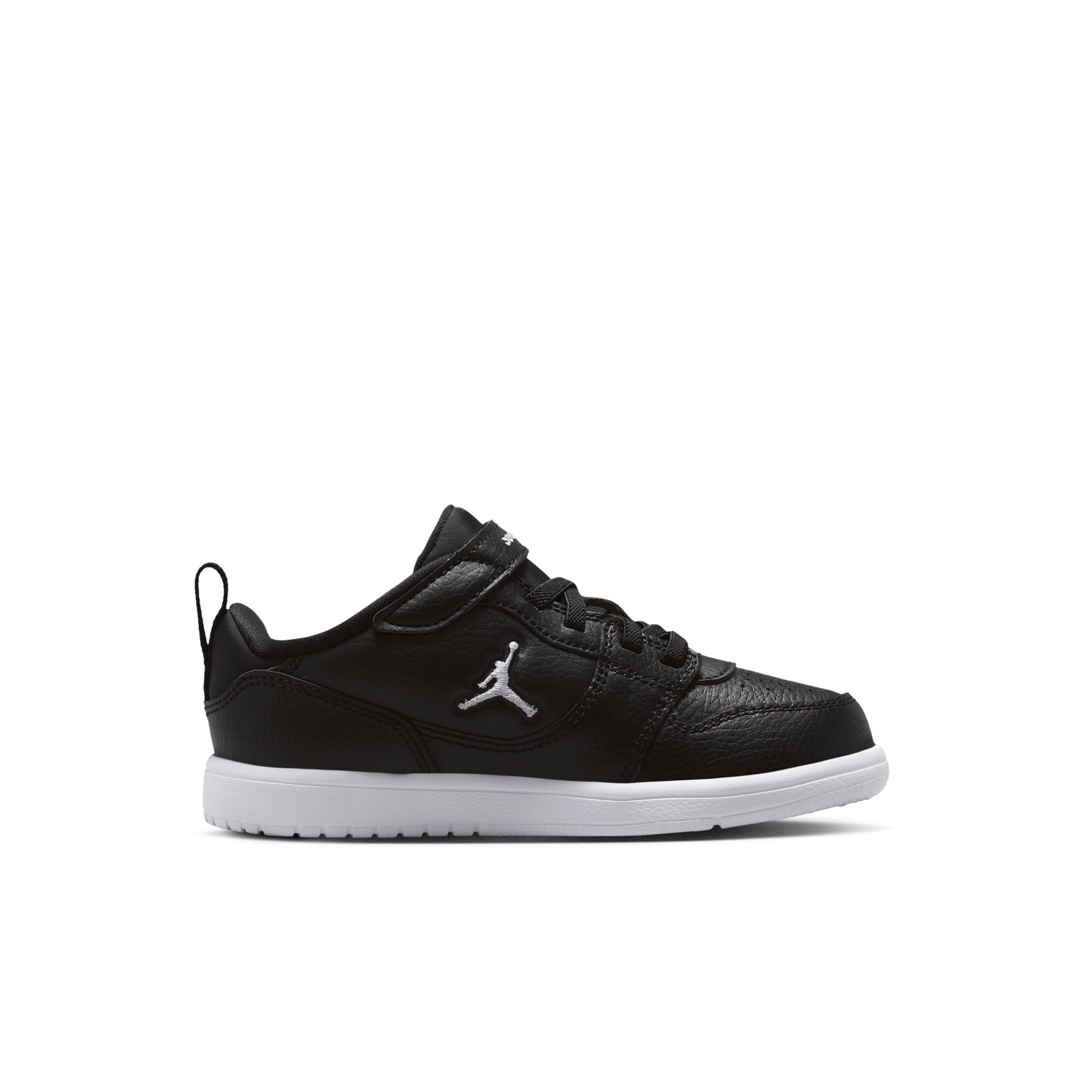 Thumbnail - Jordan Court Connect Low Schuh (jüngere Kinder) - Schwarz