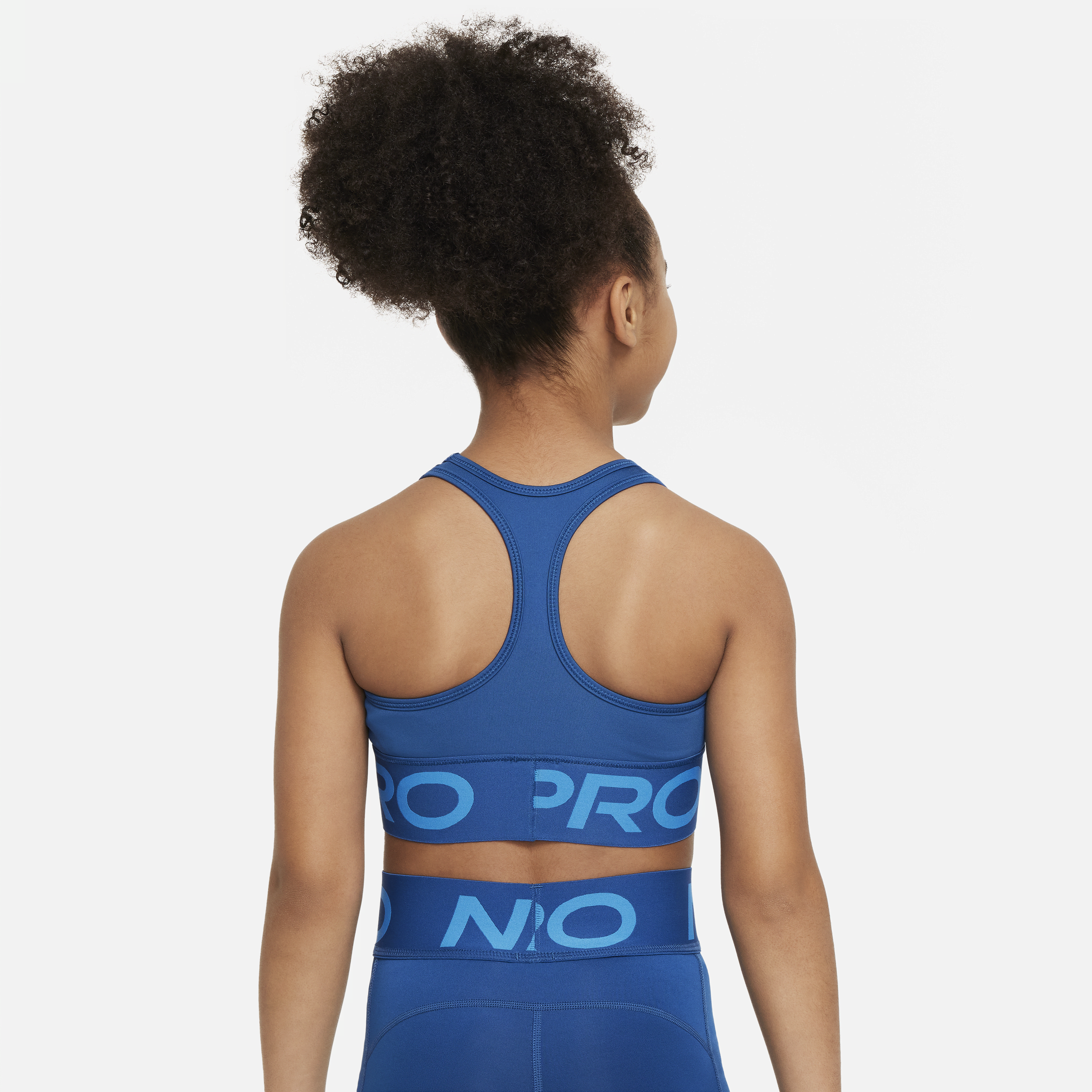 Nike Swoosh sport-bh voor meisjes Blauw