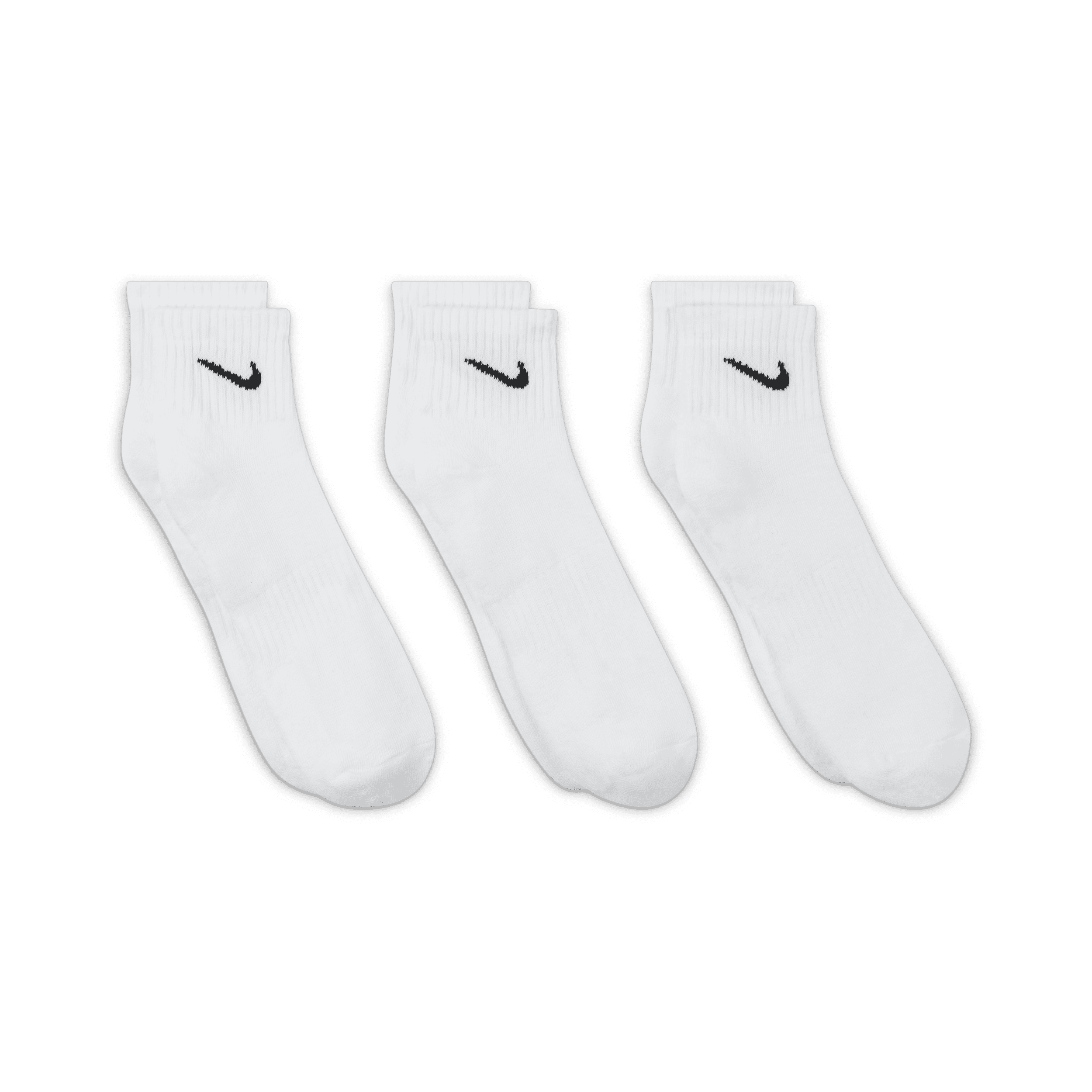 Chaussettes de training Nike Everyday Cushioned (3 paires) - Blanc