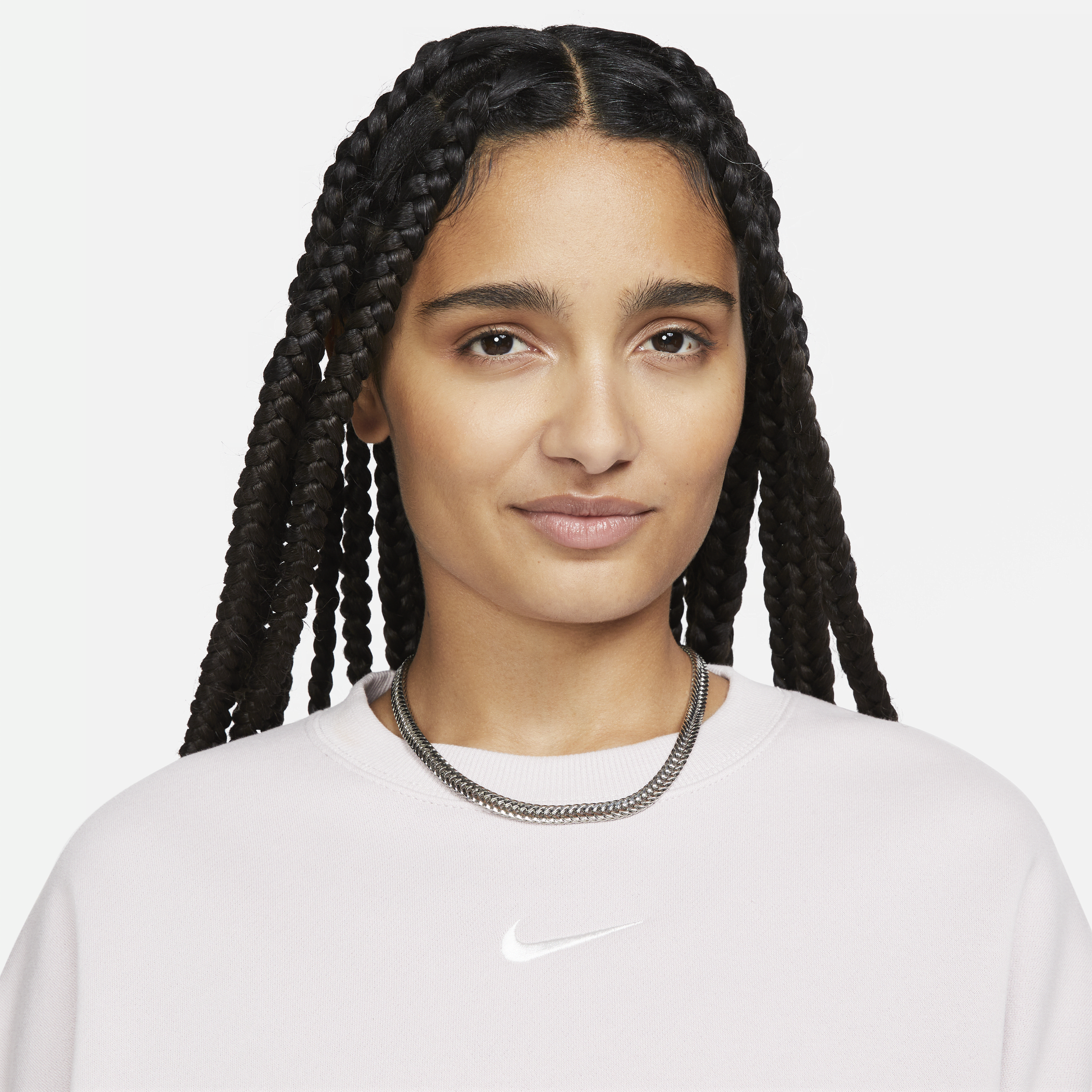 Nike Sportswear Phoenix Fleece extra oversized sweatshirt met ronde hals voor dames Paars