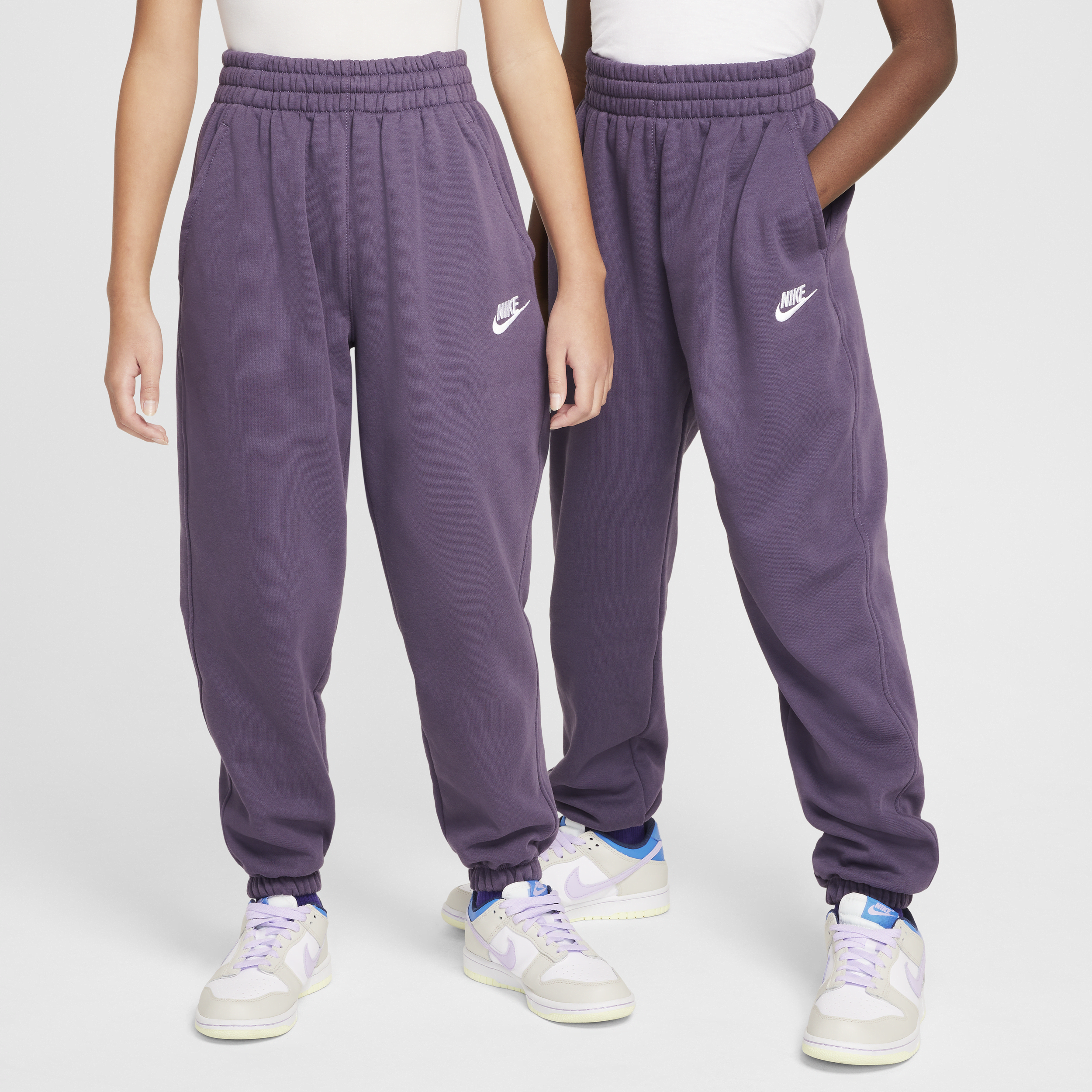 Pantalon ample Nike Sportswear Club Fleece pour ado - Pourpre