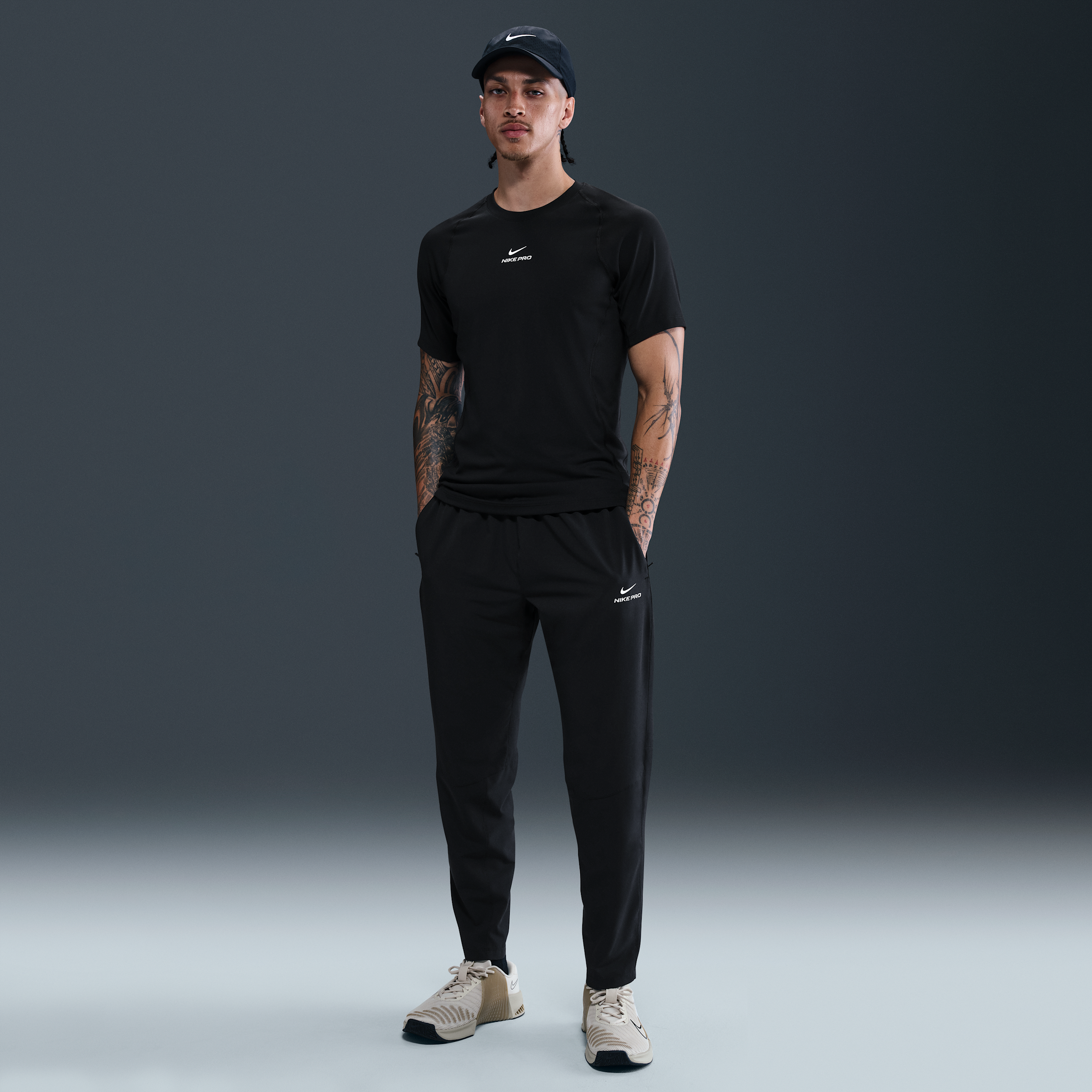 Thumbnail - Nike Pro Training Dri-FIT Hose (Herren) - Schwarz