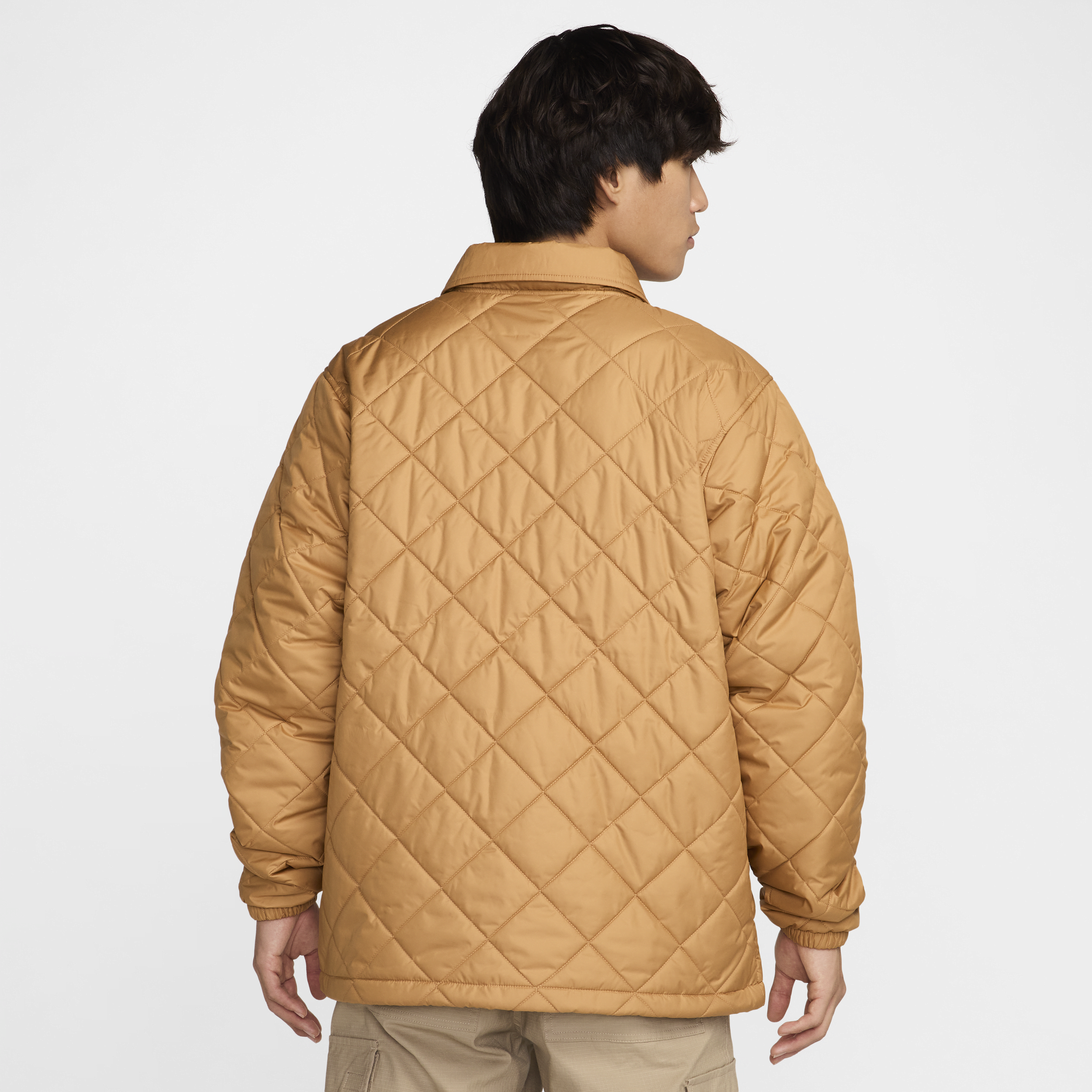 Veste isolante matelassée légère Therma-FIT Nike Club pour homme - Marron