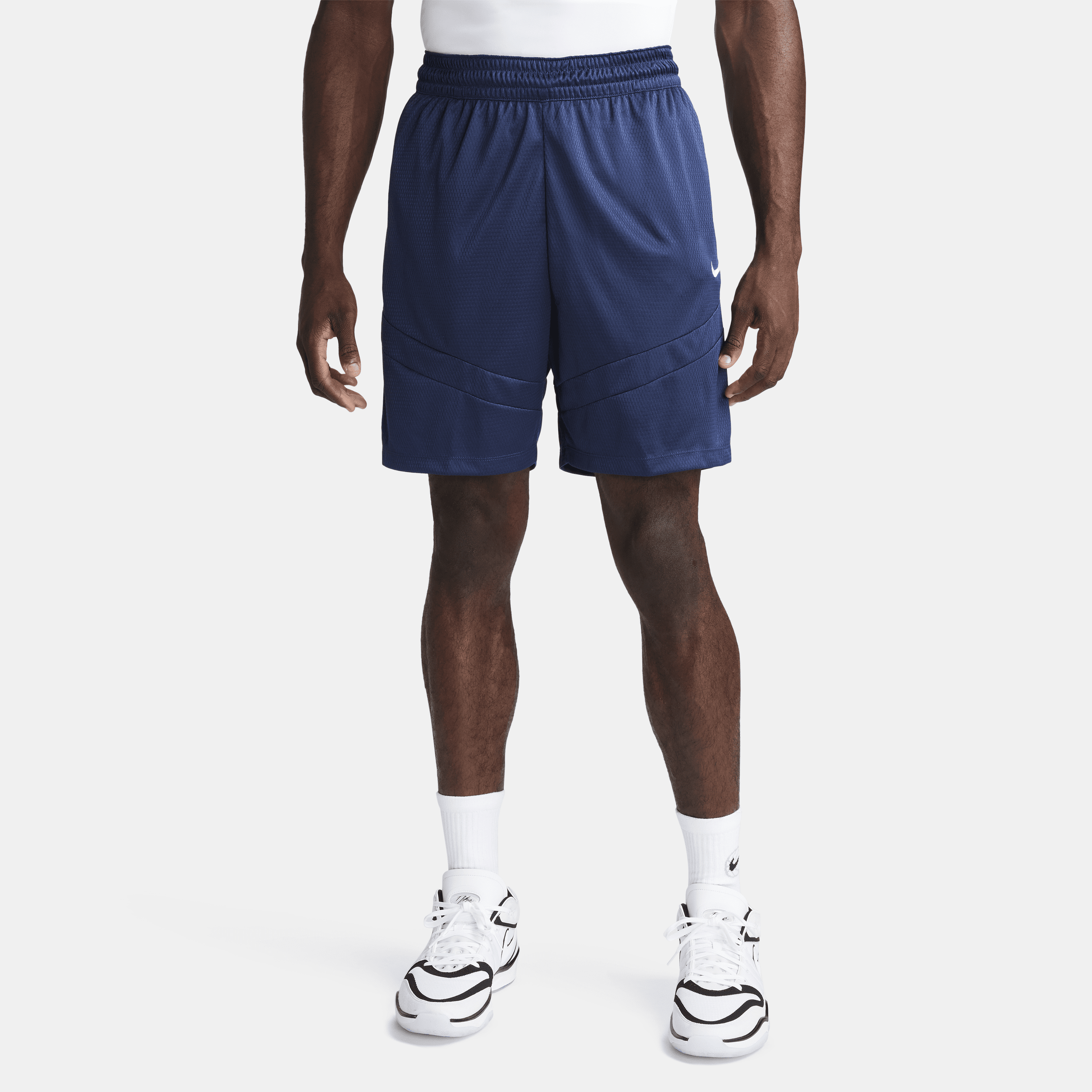 Nike Icon Dri-FIT basketbalshorts voor heren (21 cm) Blauw