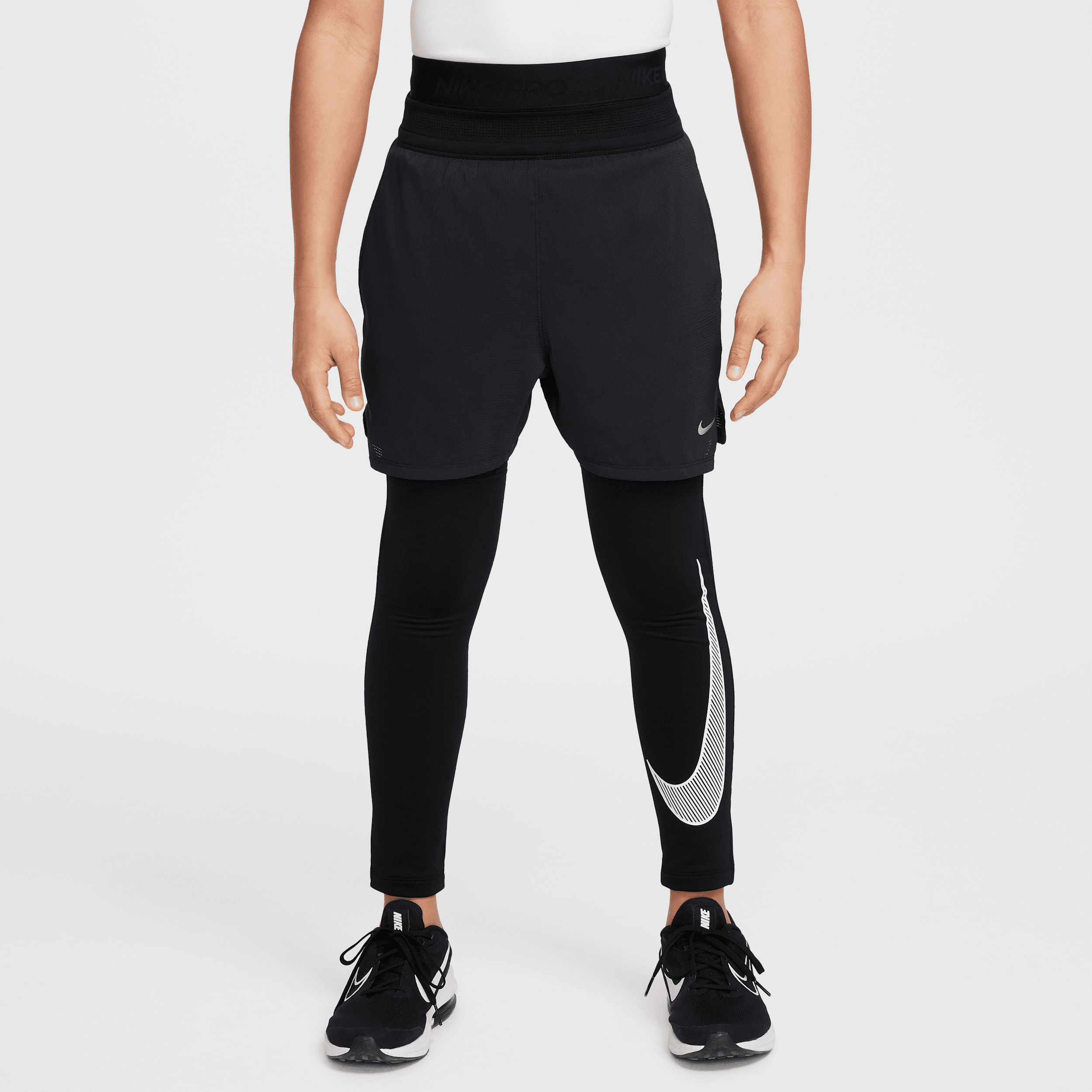 Legging de training Dri-FIT Nike Pro Warm pour ado (garçon) - Noir