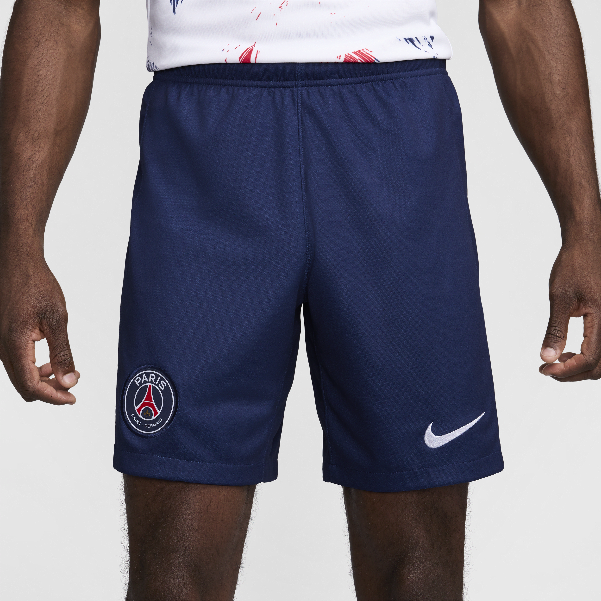 Nike Paris Saint-Germain 2024 25 Stadium Thuis Dri-FIT replicavoetbalshorts voor heren Blauw