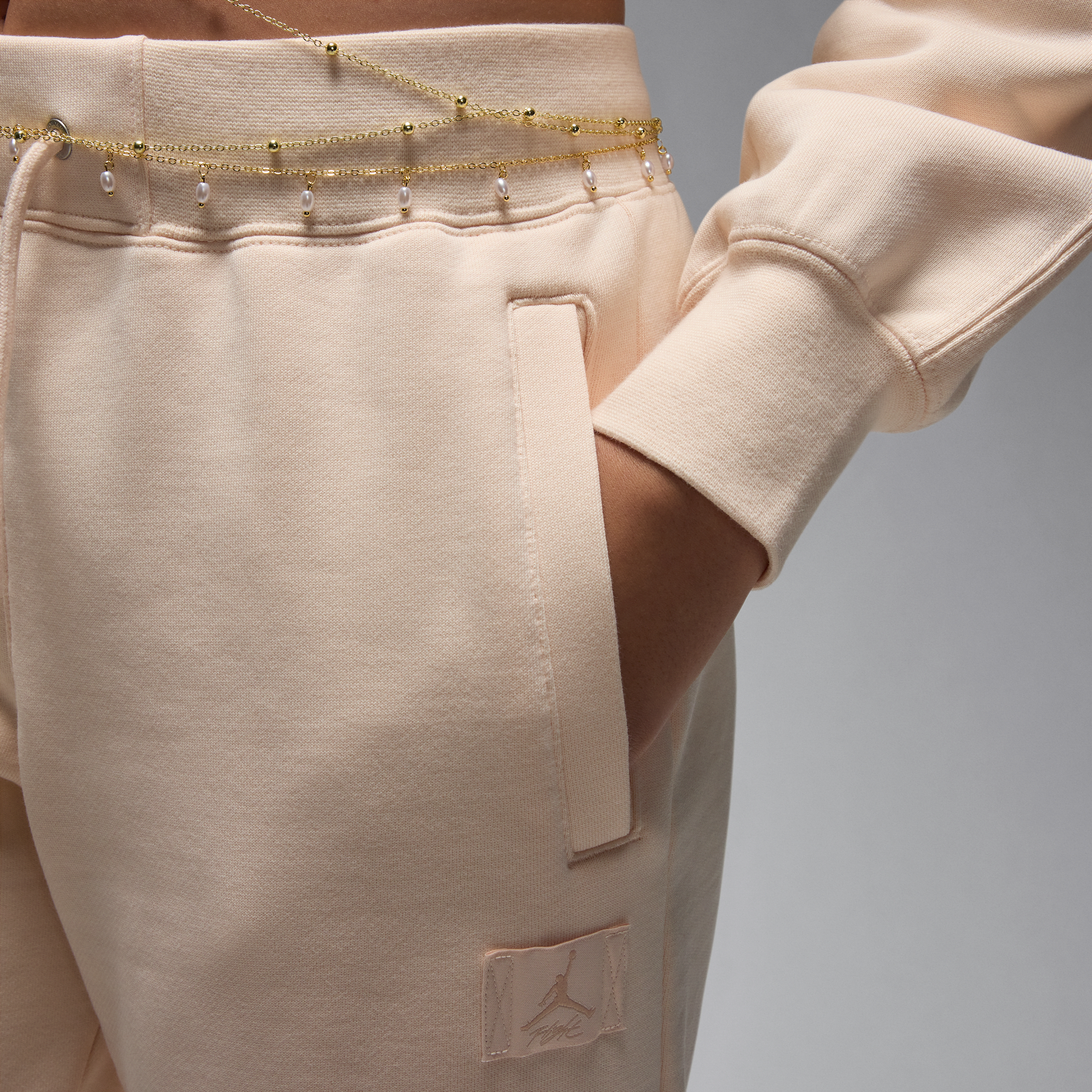 Pantalon Jordan Flight Fleece pour femme - Marron