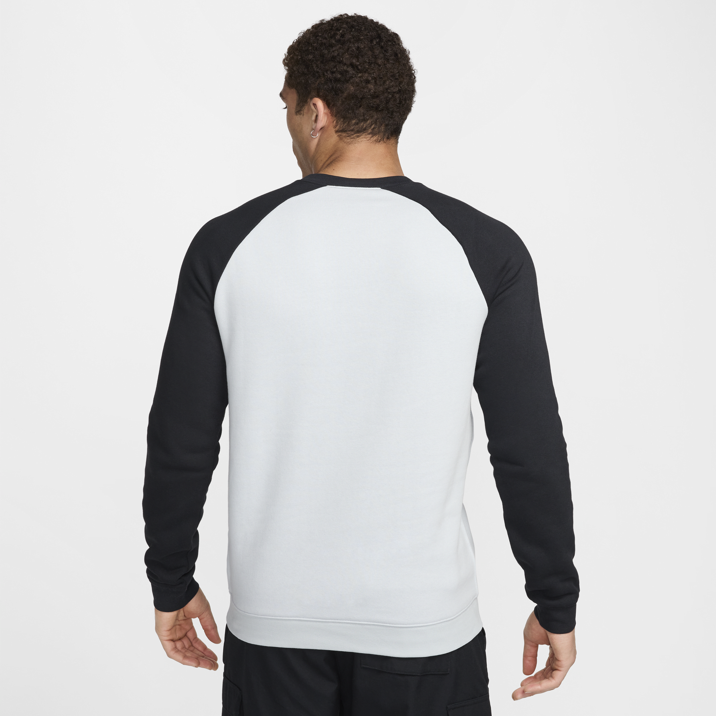 Sweat-shirt Nike Historic Raglan (NFL Raiders) pour Homme - Gris