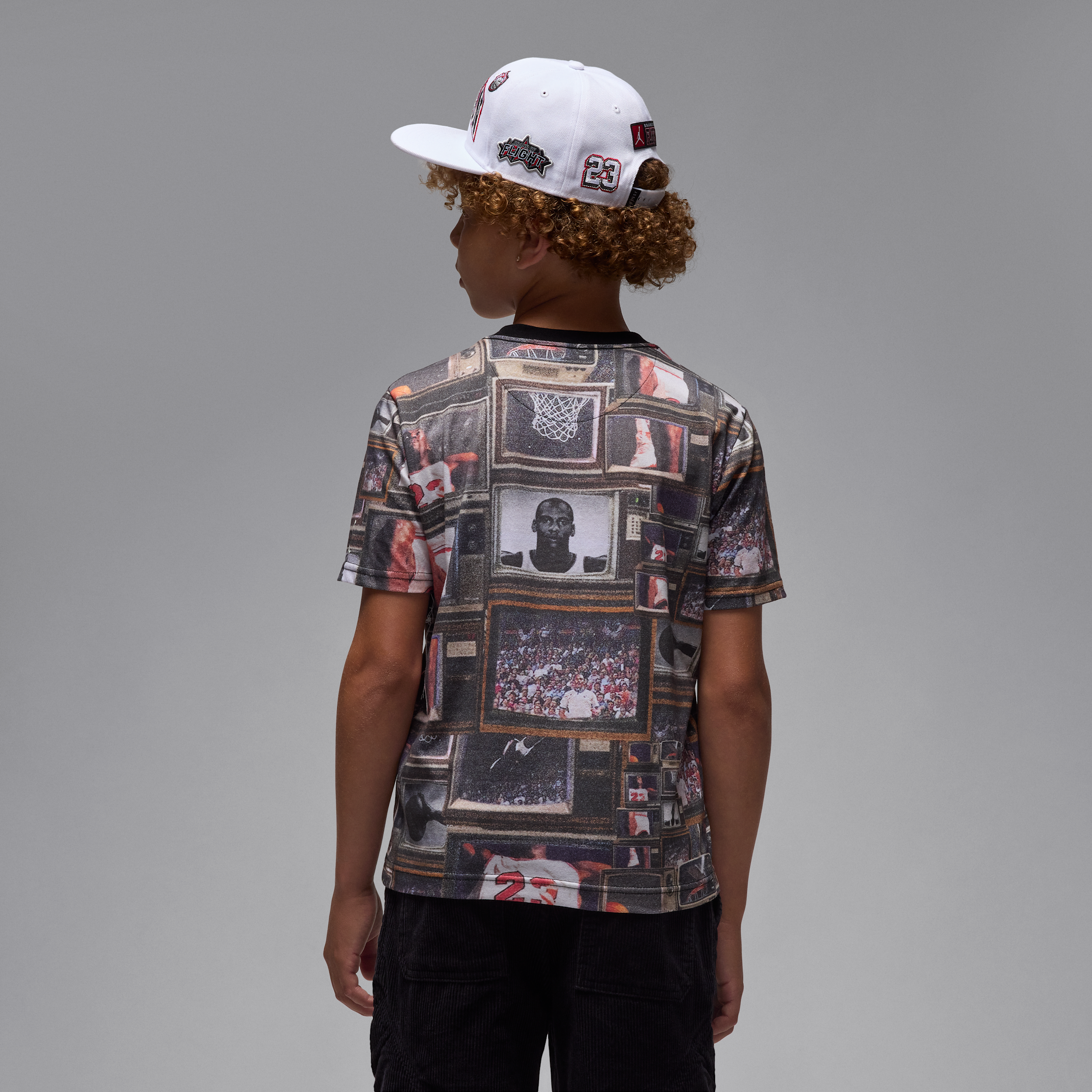 Thumbnail - Jordan Flight Essentials Boxed Logo 3.0 T-Shirt (ältere Kinder) - Schwarz