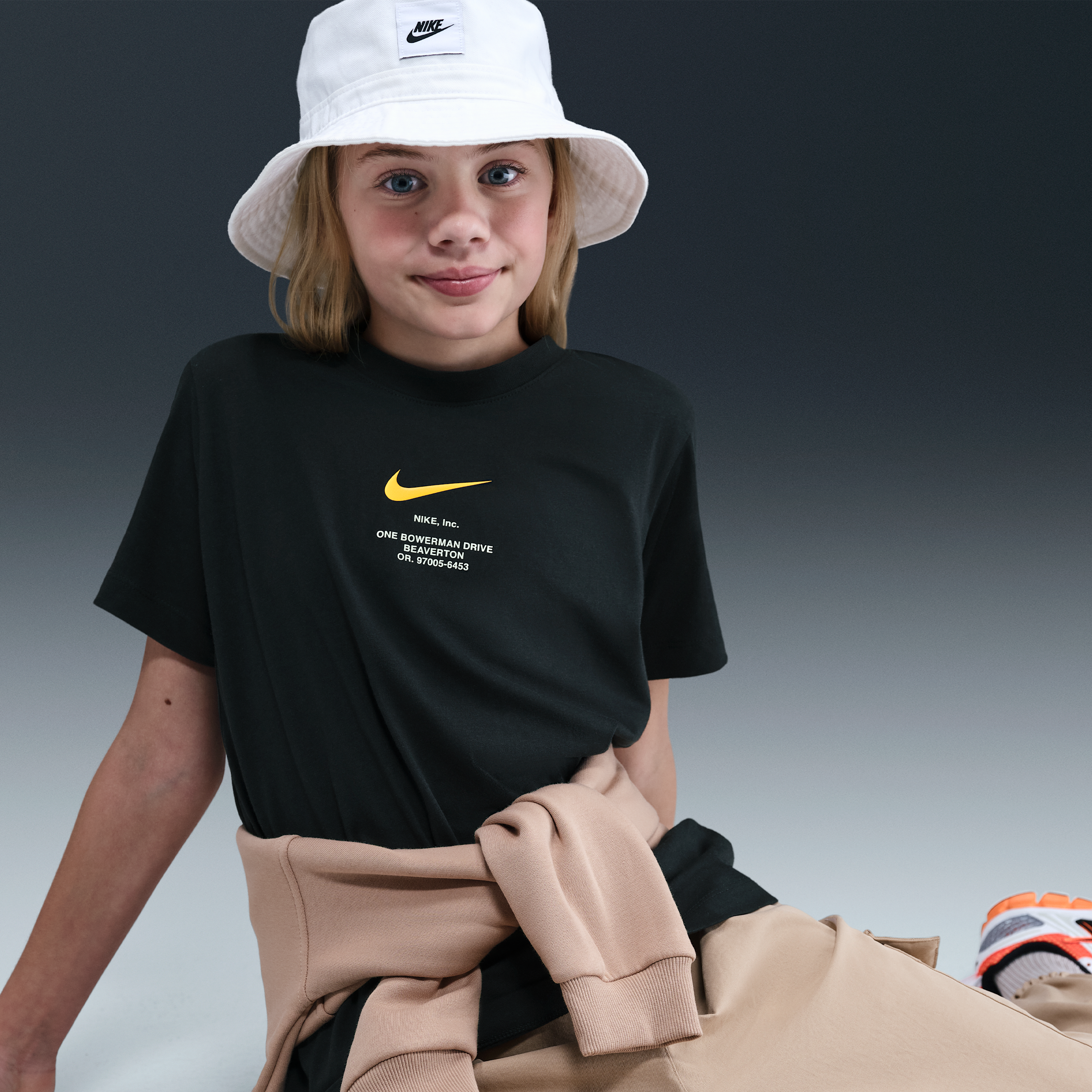 Thumbnail - Nike T-Shirt für ältere Kinder (Jungen) - Schwarz