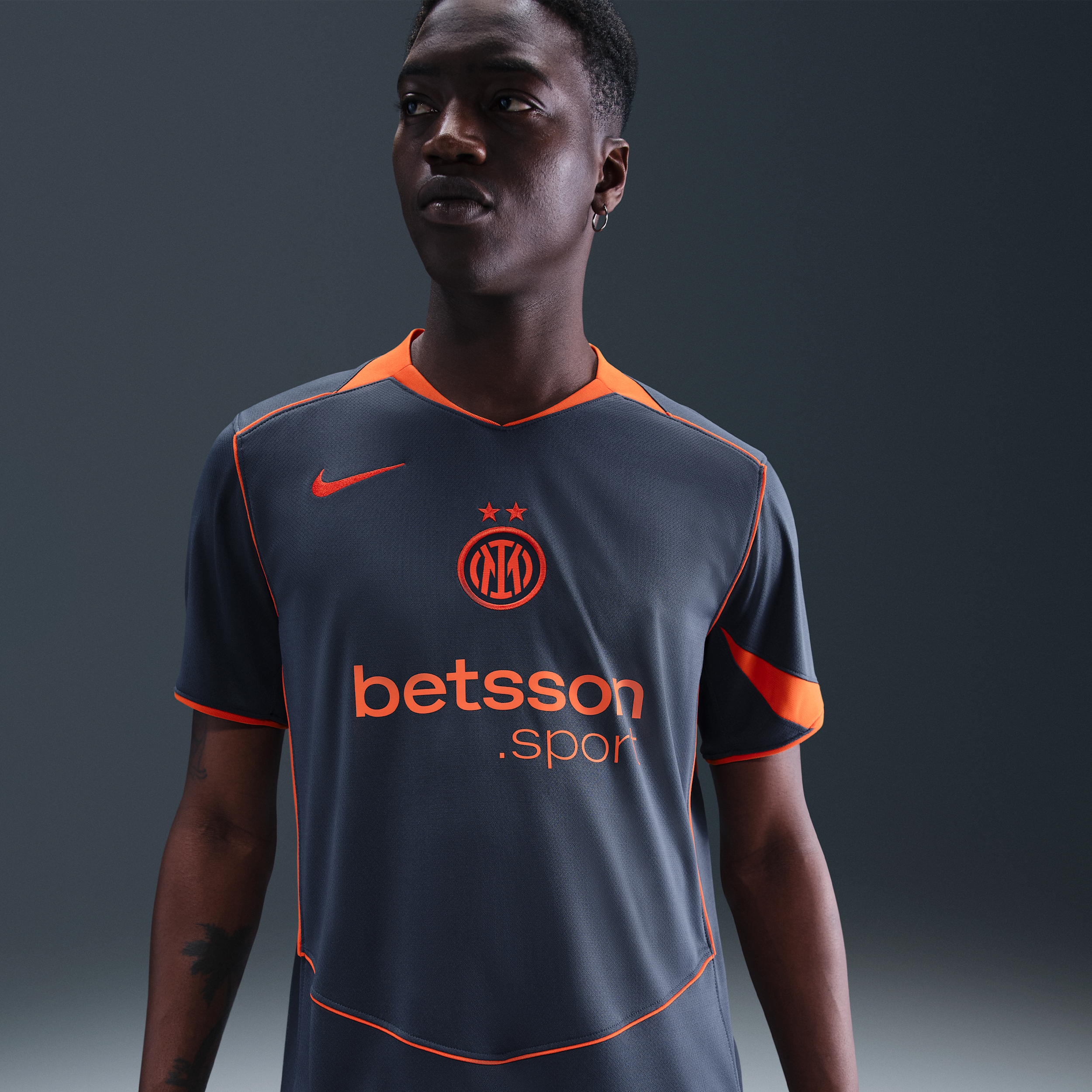 Inter Milan 2025/26 Stadium Third Nike Dri-FIT Total 90 Replica-fodboldtrøje til mænd - blå