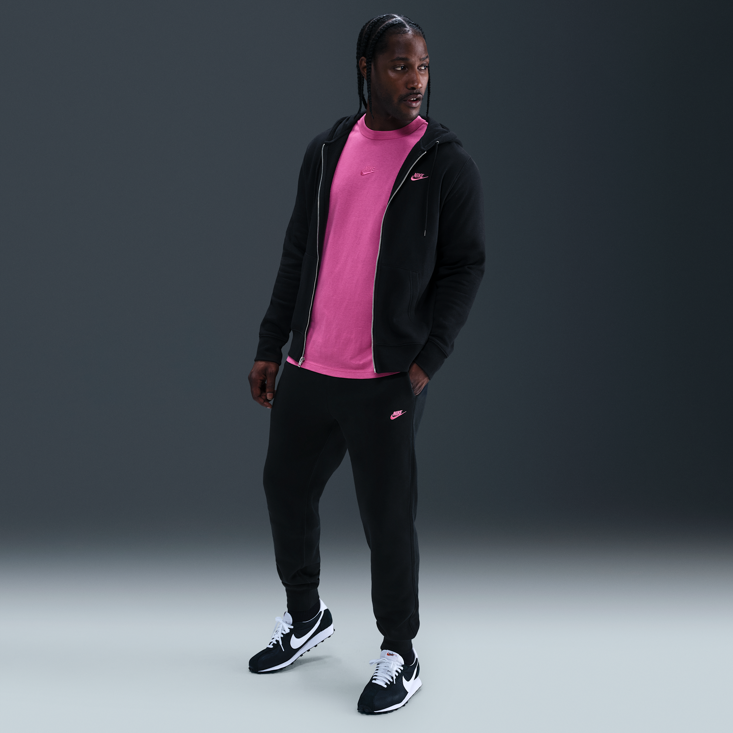 Thumbnail - Nike Club-Jogger (Herren) - Schwarz