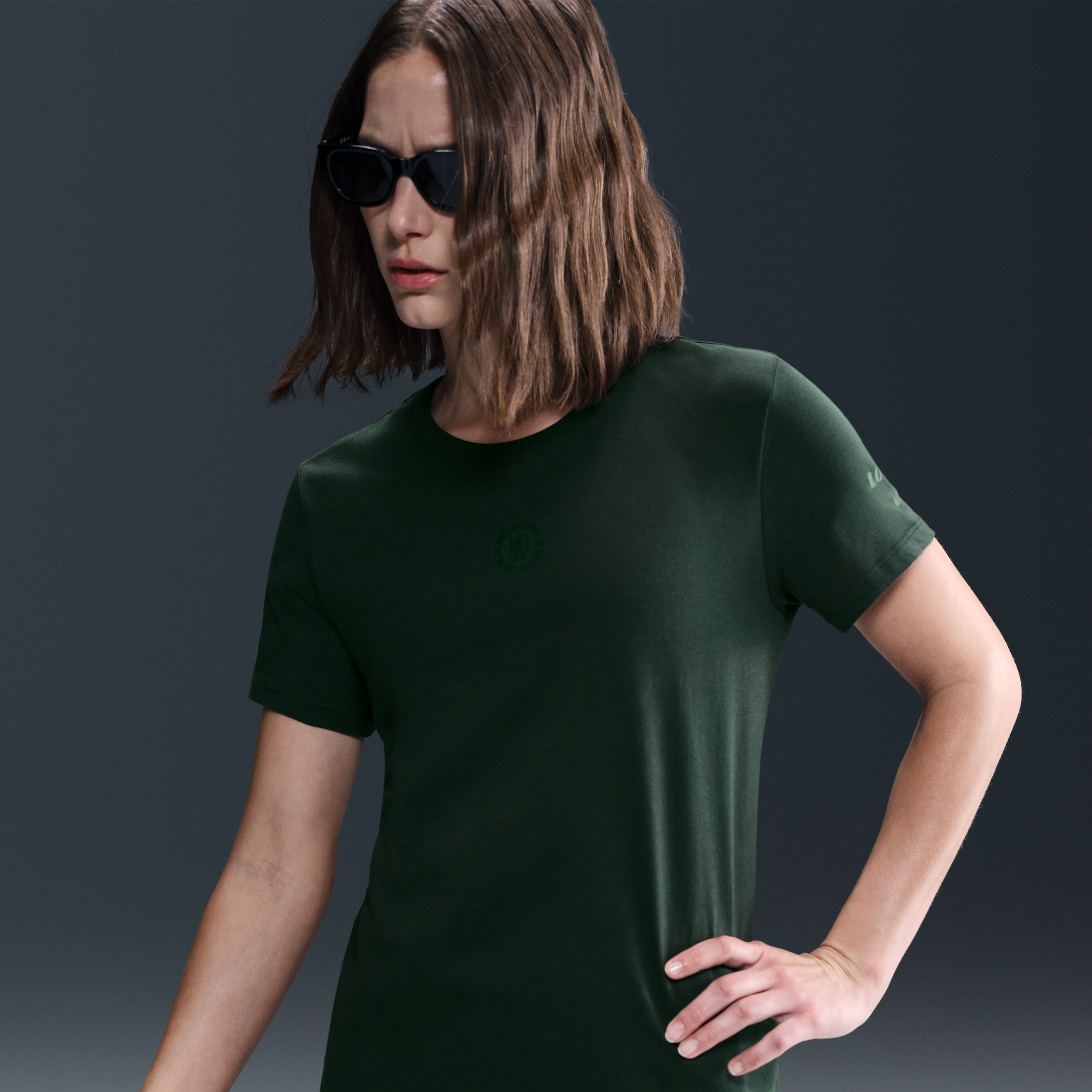 Thumbnail - FC Chelsea Nike Fußball-T-Shirt (Damen) - Grün
