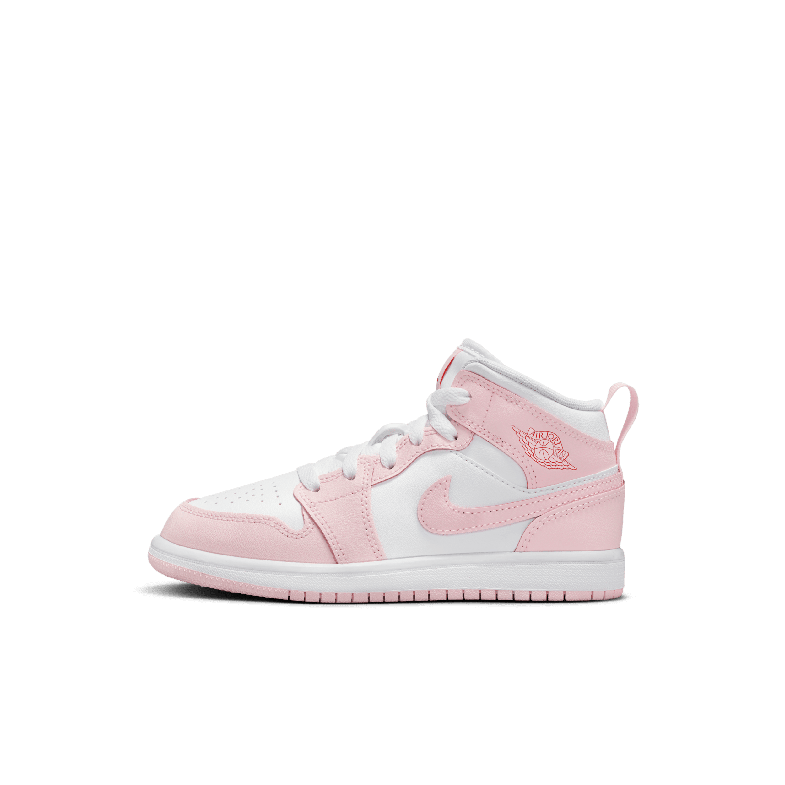 Chaussure Jordan 1 Mid pour jeune enfant - Rose