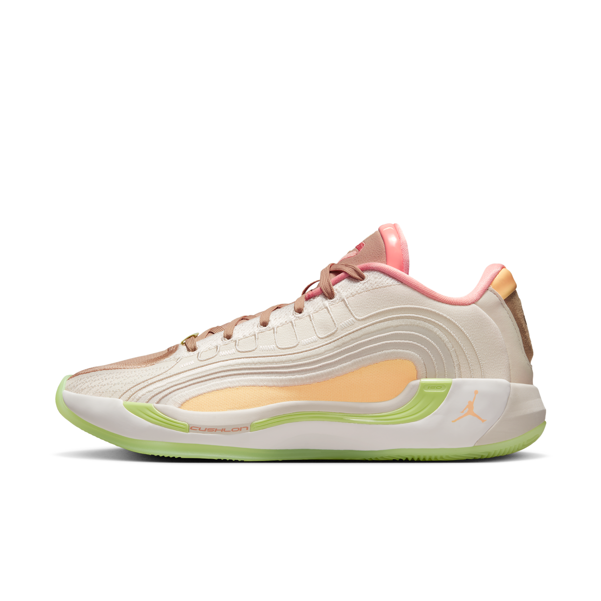 Thumbnail - Luka 4 "Light Orewood and Tangerine" Basketballschuh - Braun