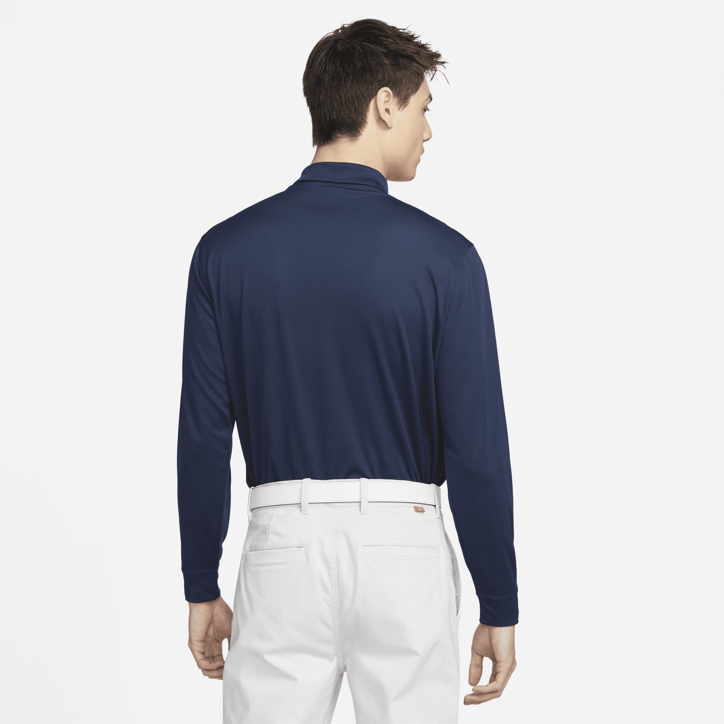 Polo de golf à manches longues Nike Dri-FIT Victory pour Homme - Bleu