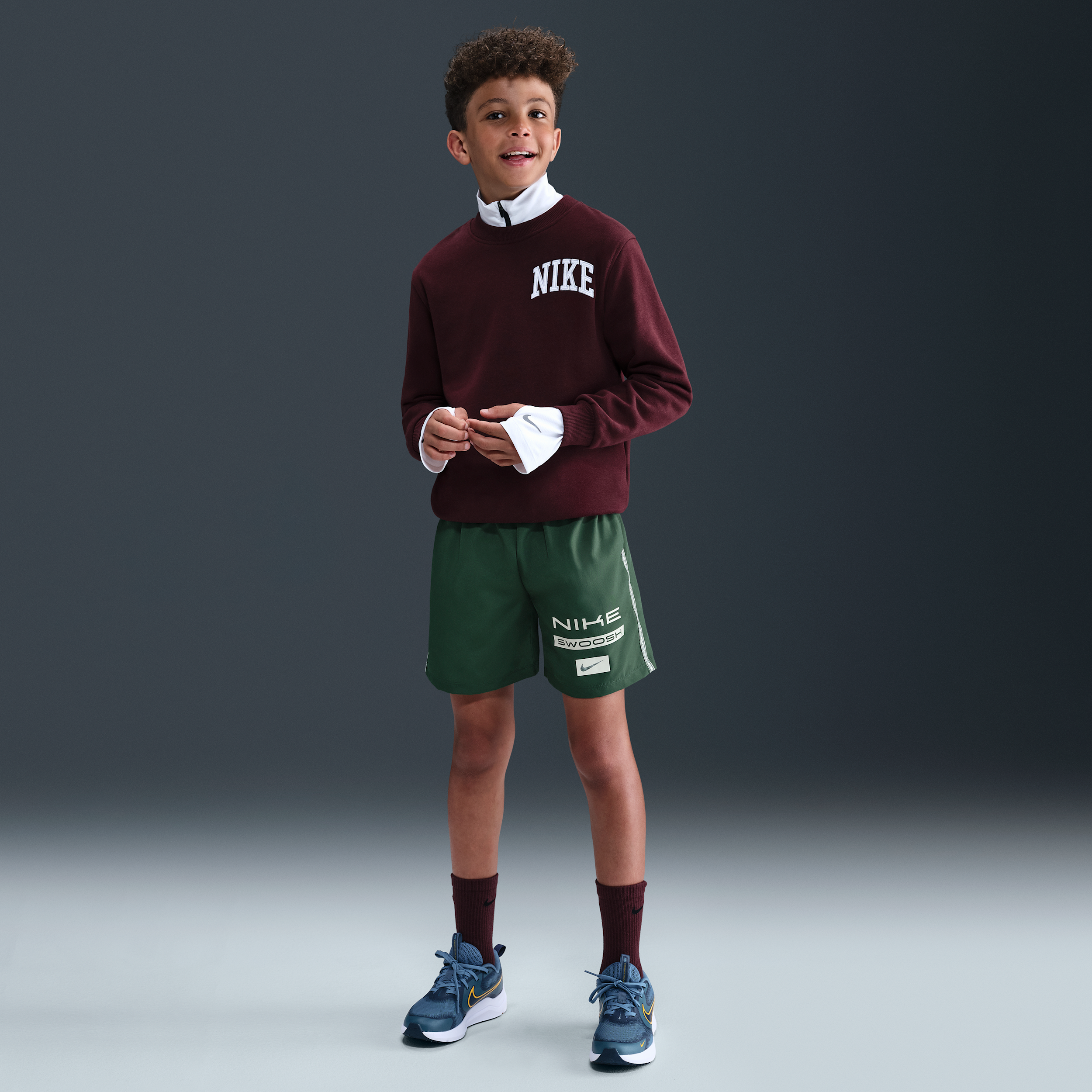 Nike Multi Dri-FIT geweven shorts voor Groen