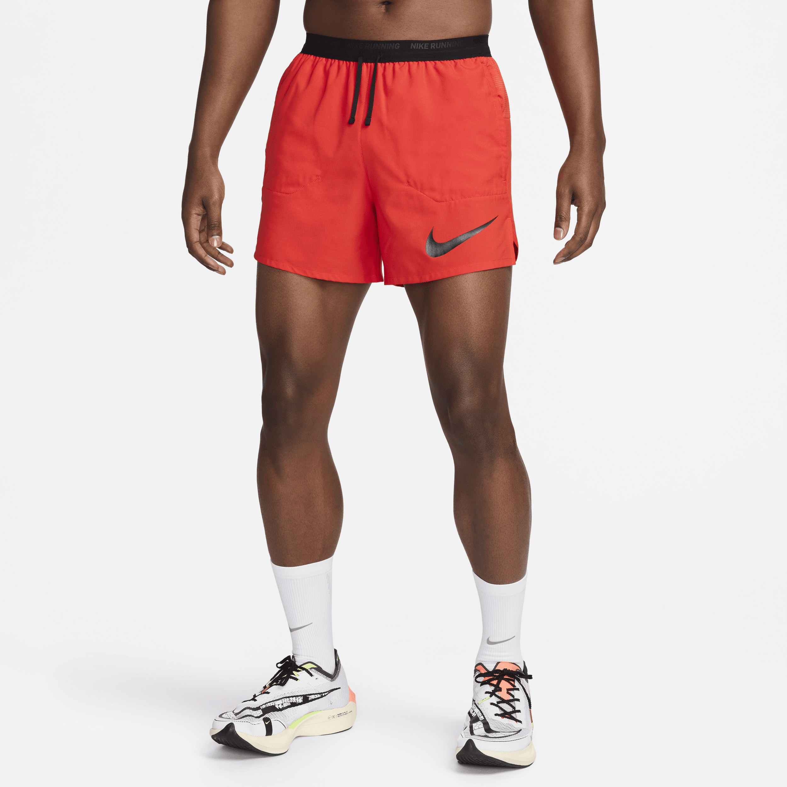Nike Flex Stride Run Energy hardloopshorts met binnenbroek voor heren (13 cm) - Rood