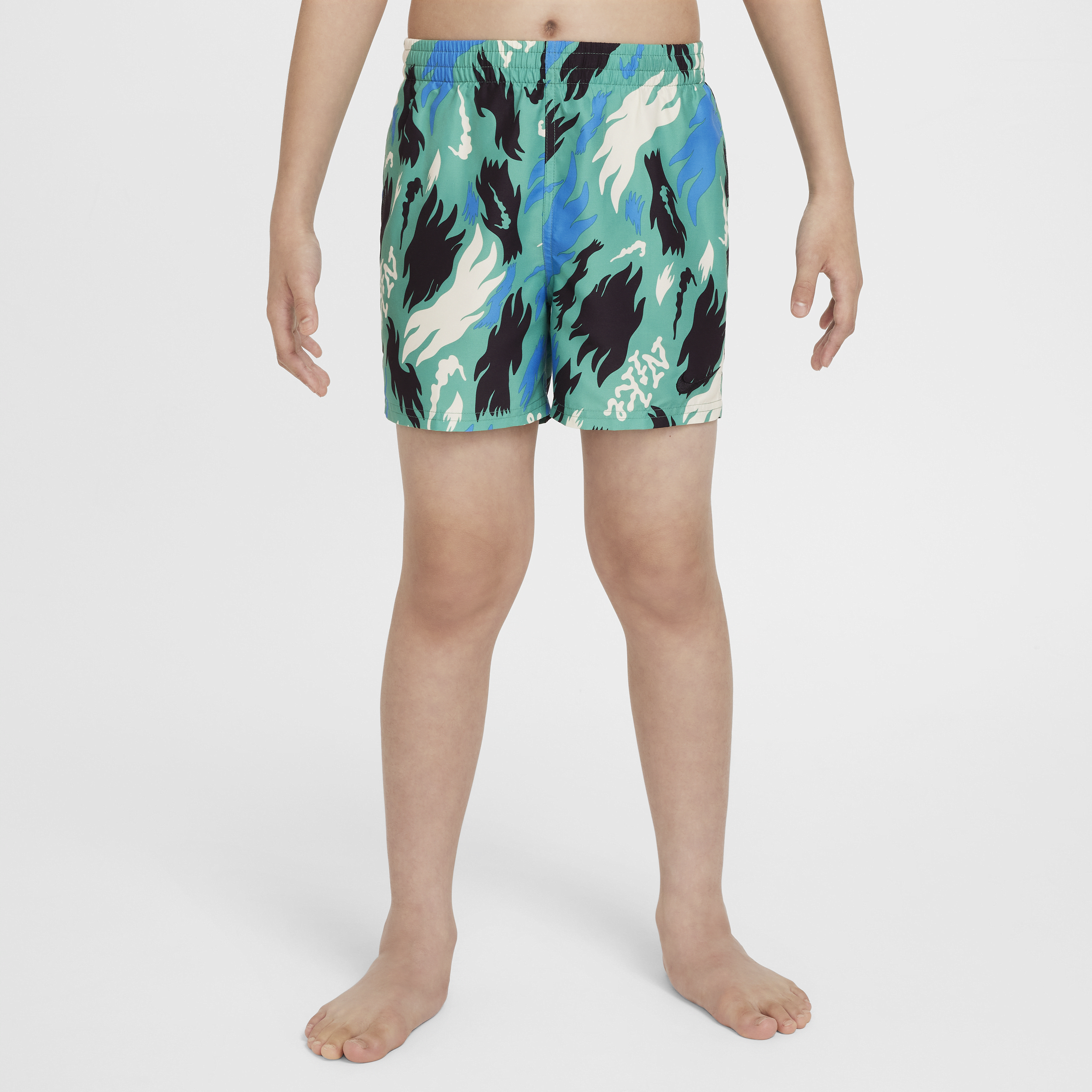 Nike Swim volley shorts voor jongens (10 cm) Groen