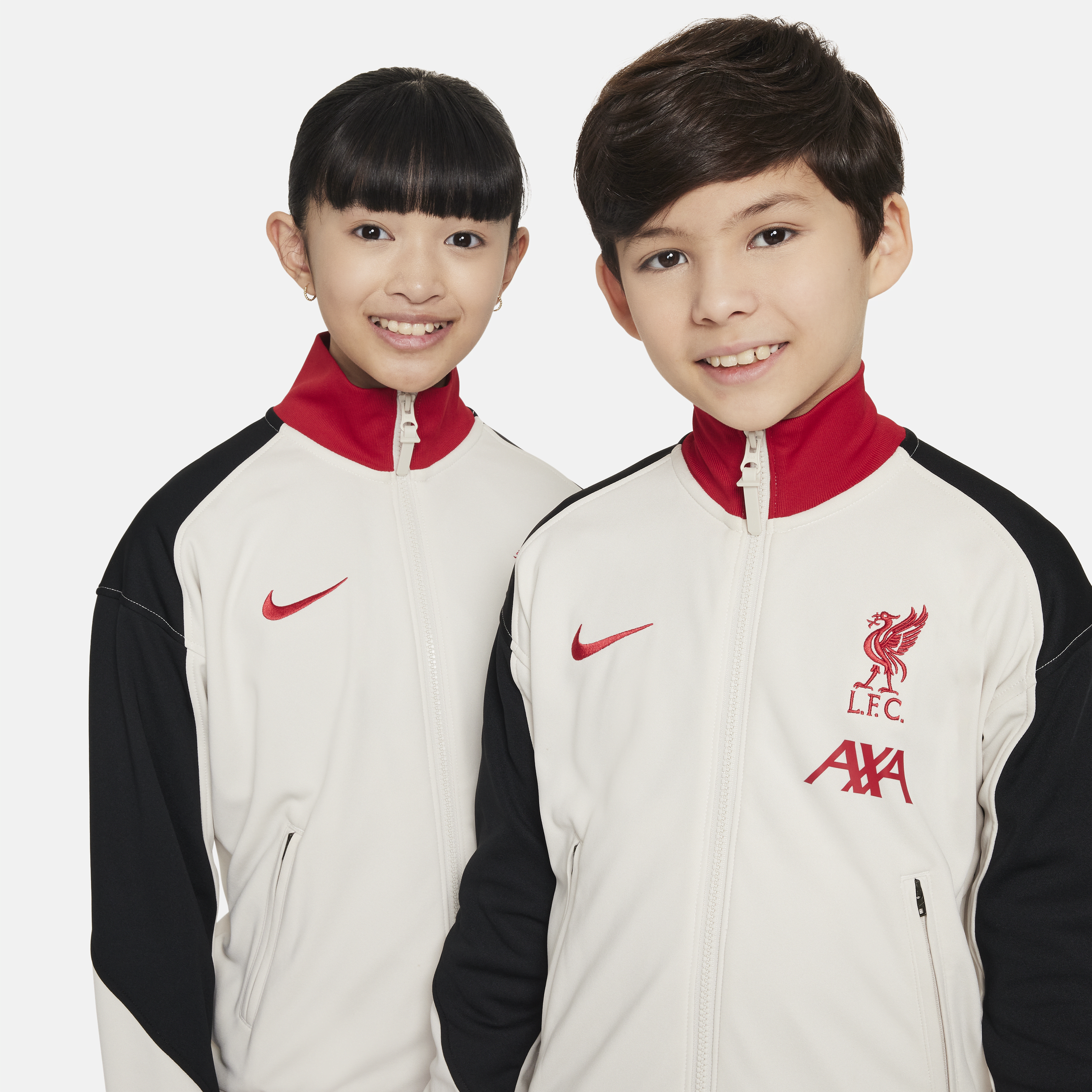 Nike Liverpool FC Academy Pro voetbaljack met Dri-FIT voor kids Wit