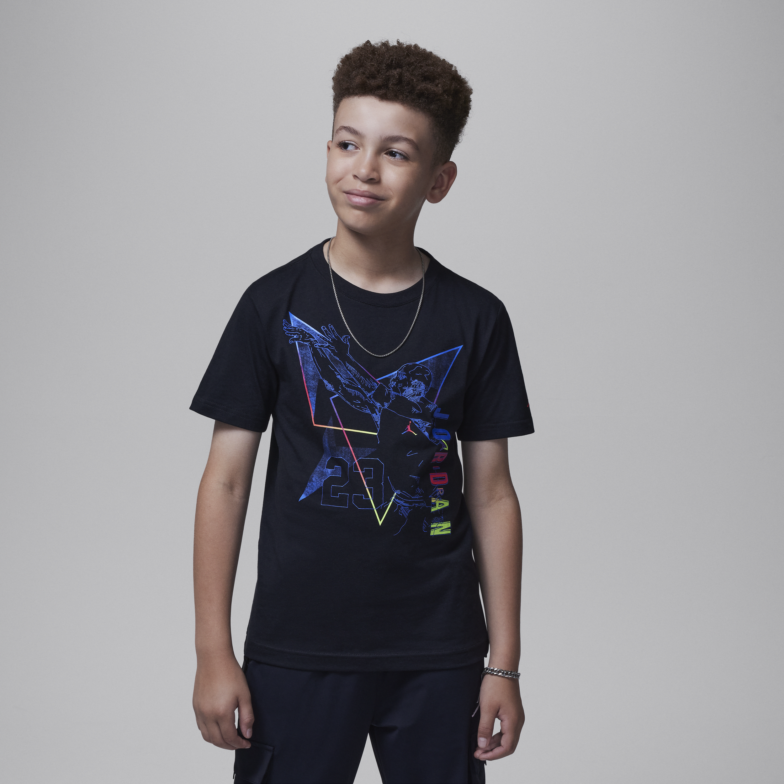 T-shirt "Collect 'Em All" 23 Jordan – Ragazzo/a - Nero