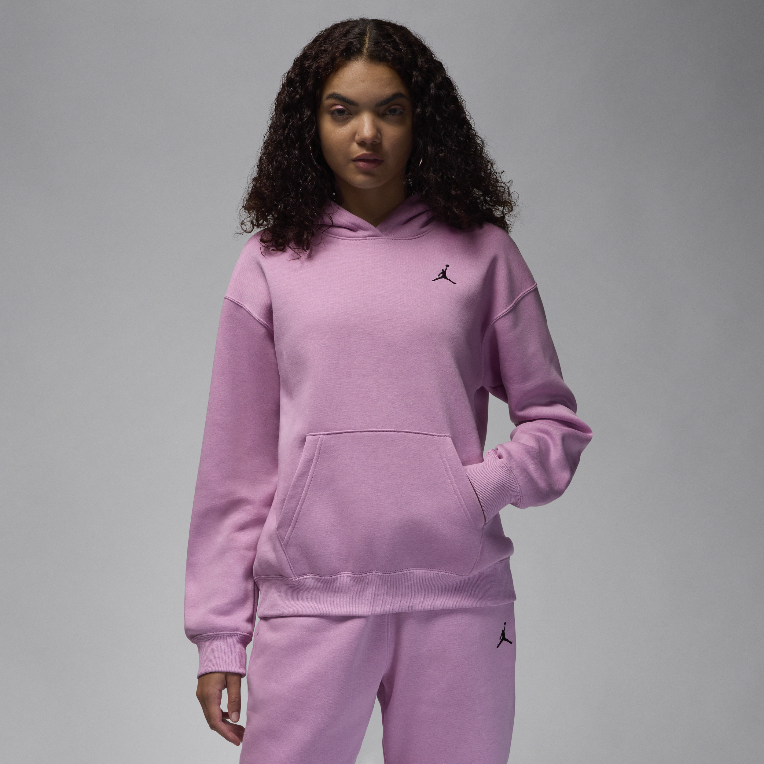 Sweat à capuche Jordan Brooklyn Fleece pour femme - Pourpre
