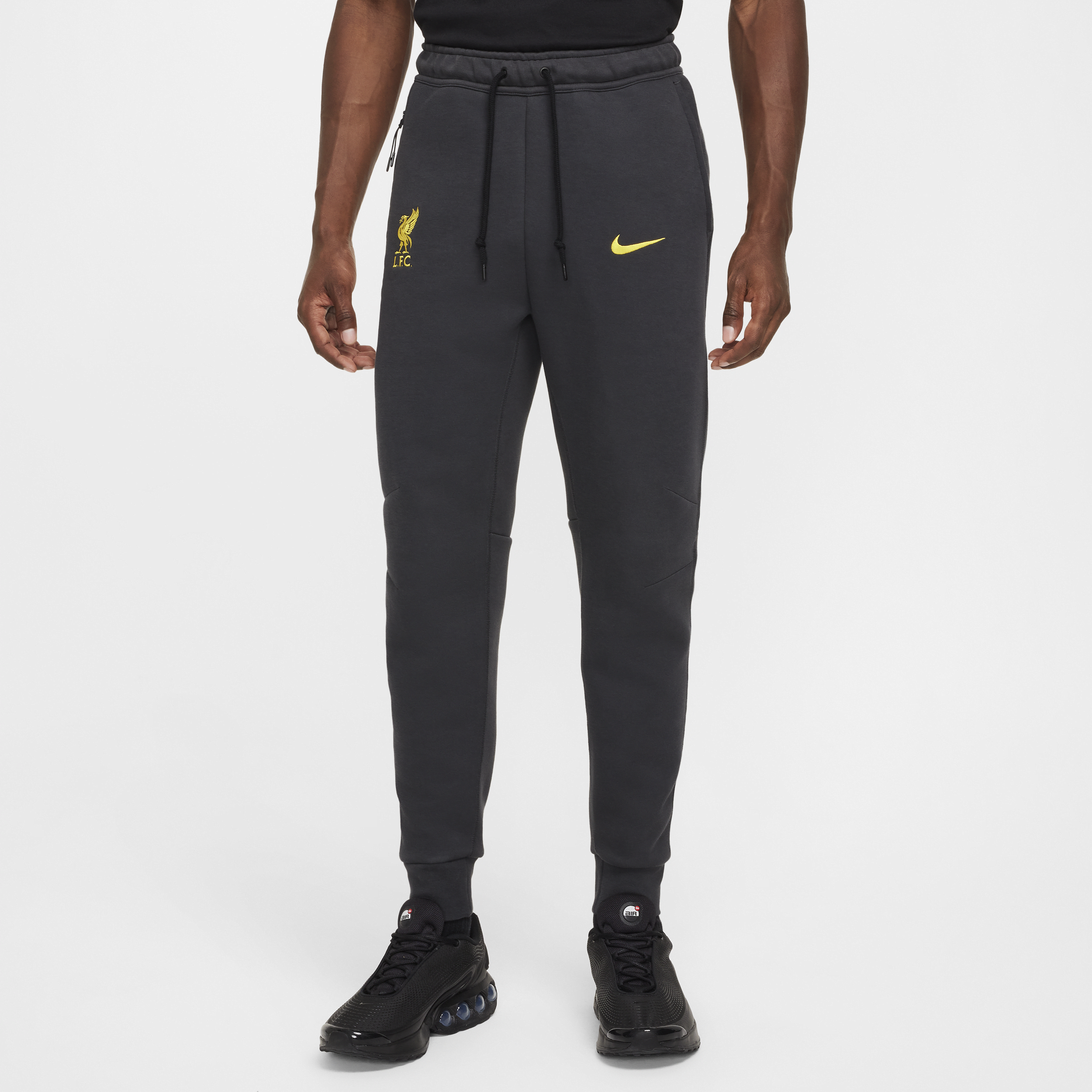 Pantalon de jogging en tissu Fleece Nike Football Liverpool FC Tech 3e tenue pour homme - Gris