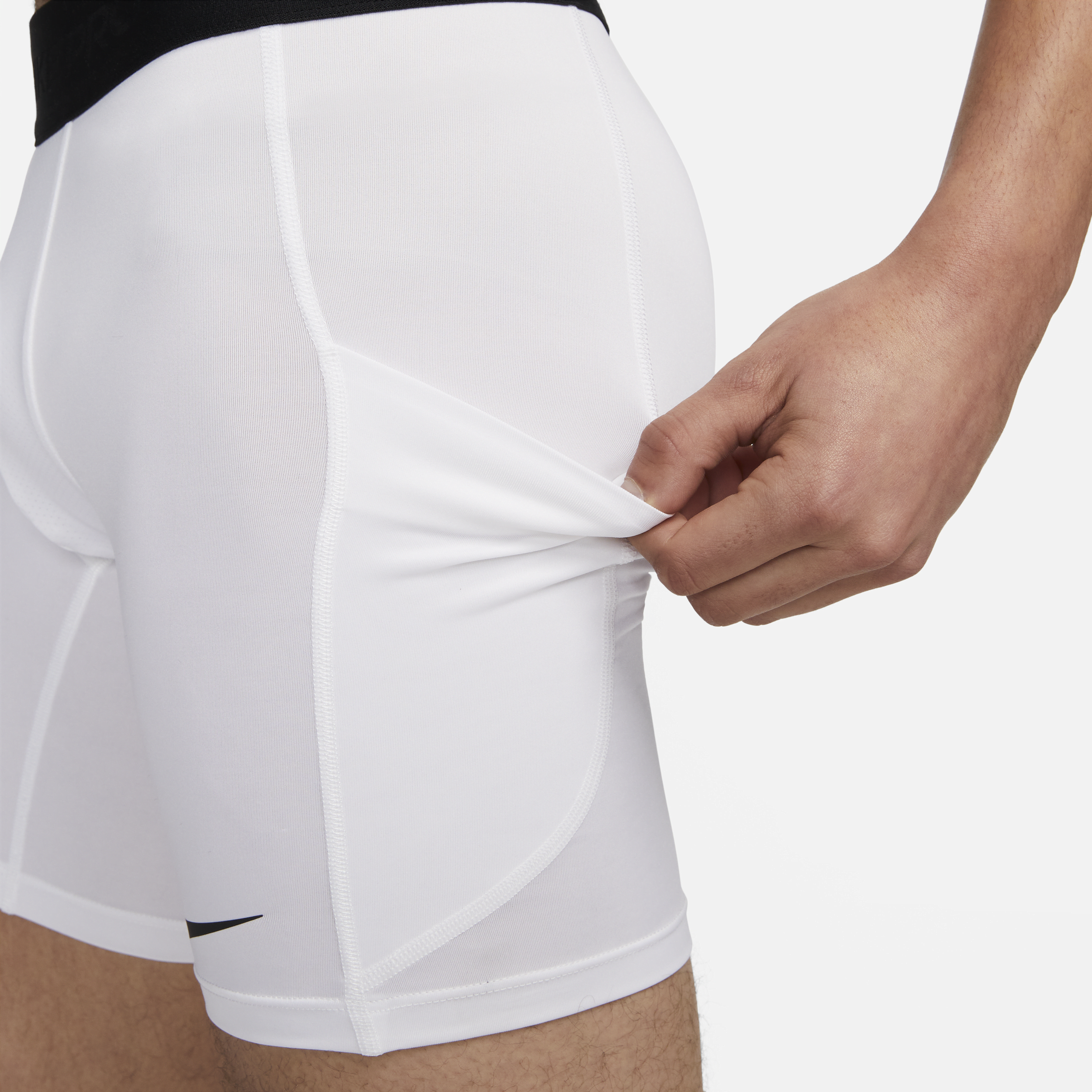 Nike Pro Dri-FIT fitnessshorts voor heren Wit