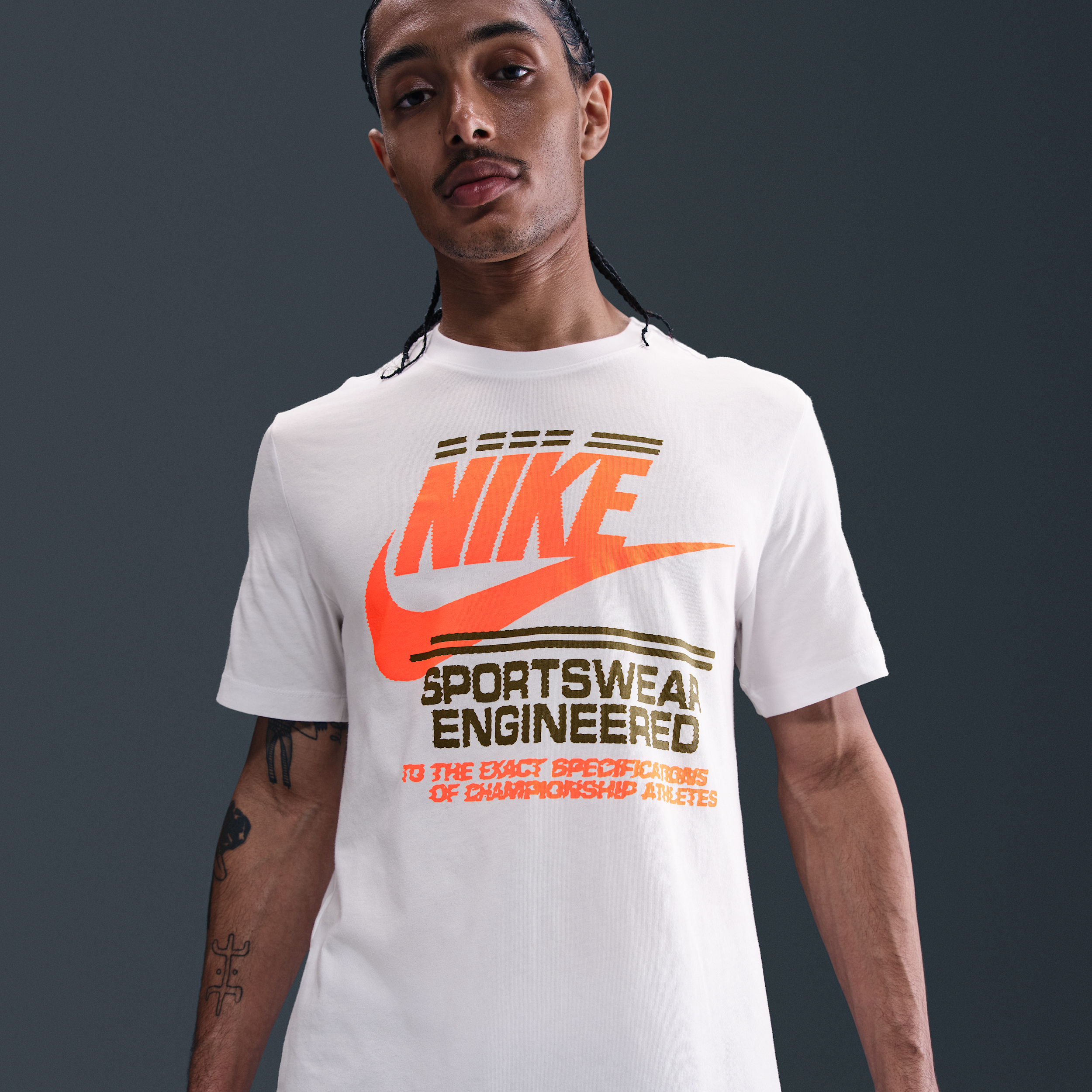 Thumbnail - Nike Herren-T-Shirt - Weiß