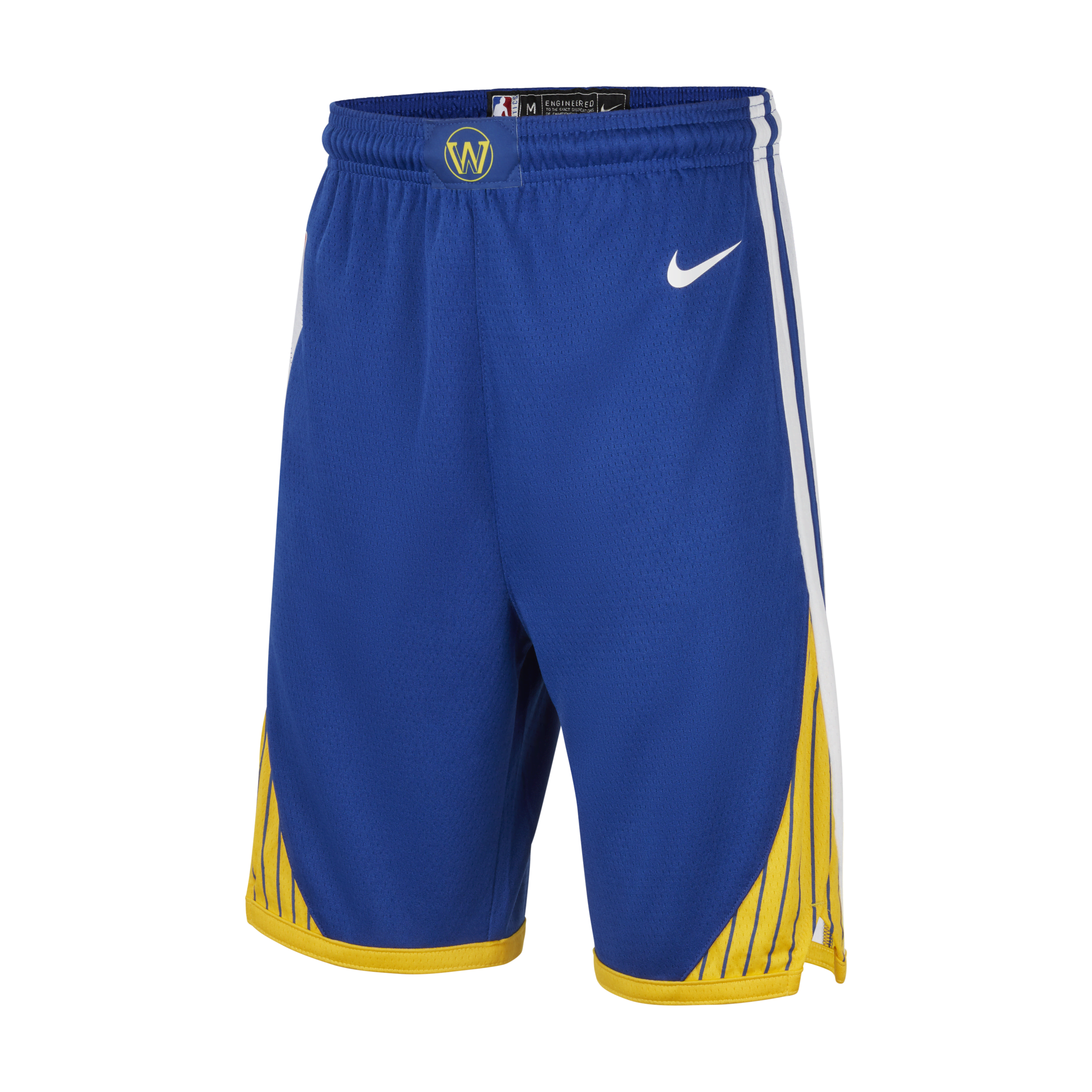 Nike Golden State Warriors Icon Edition Swingman  NBA-kindershorts - Blauw
