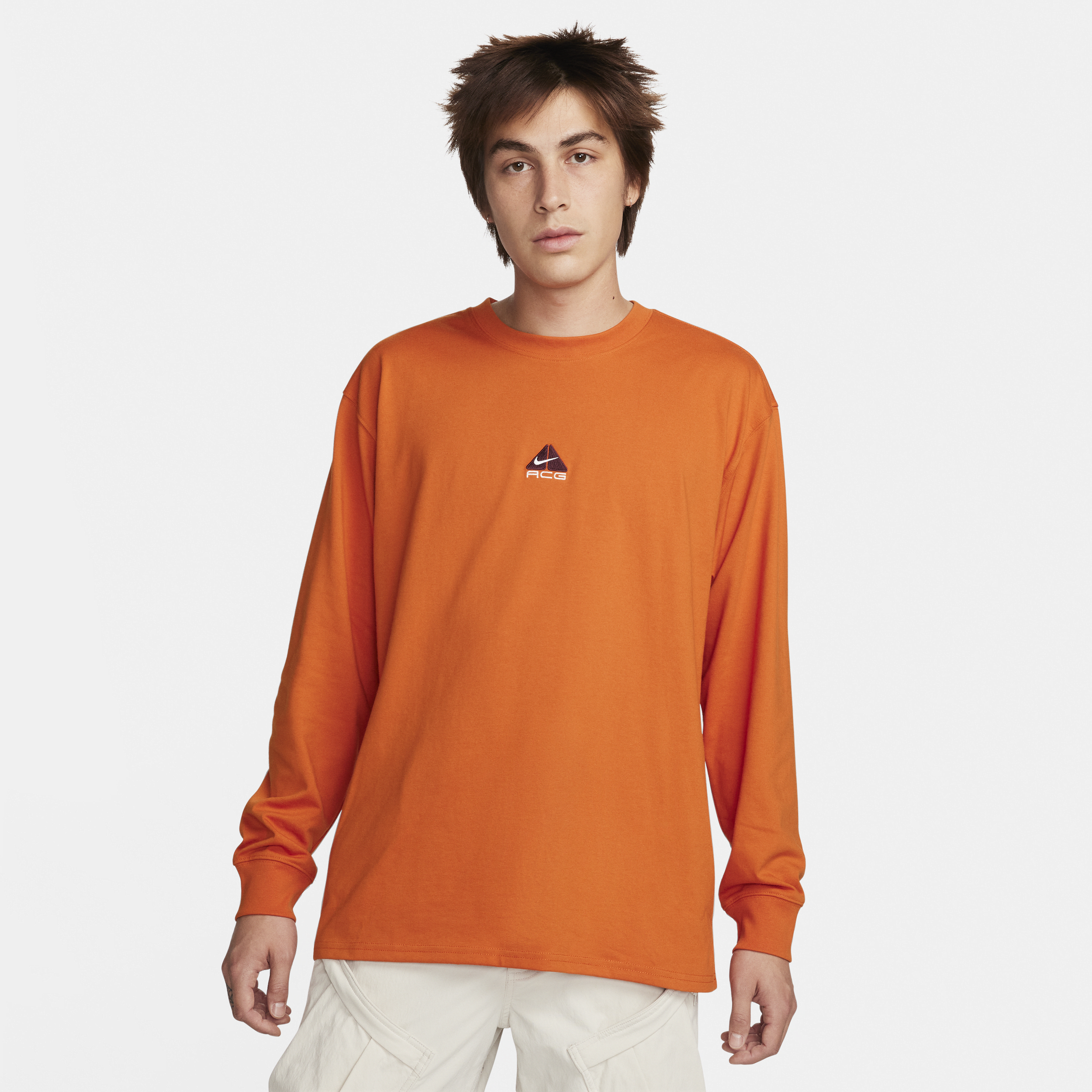 Nike ACG 'Lungs' T-shirt met lange mouwen voor heren Oranje