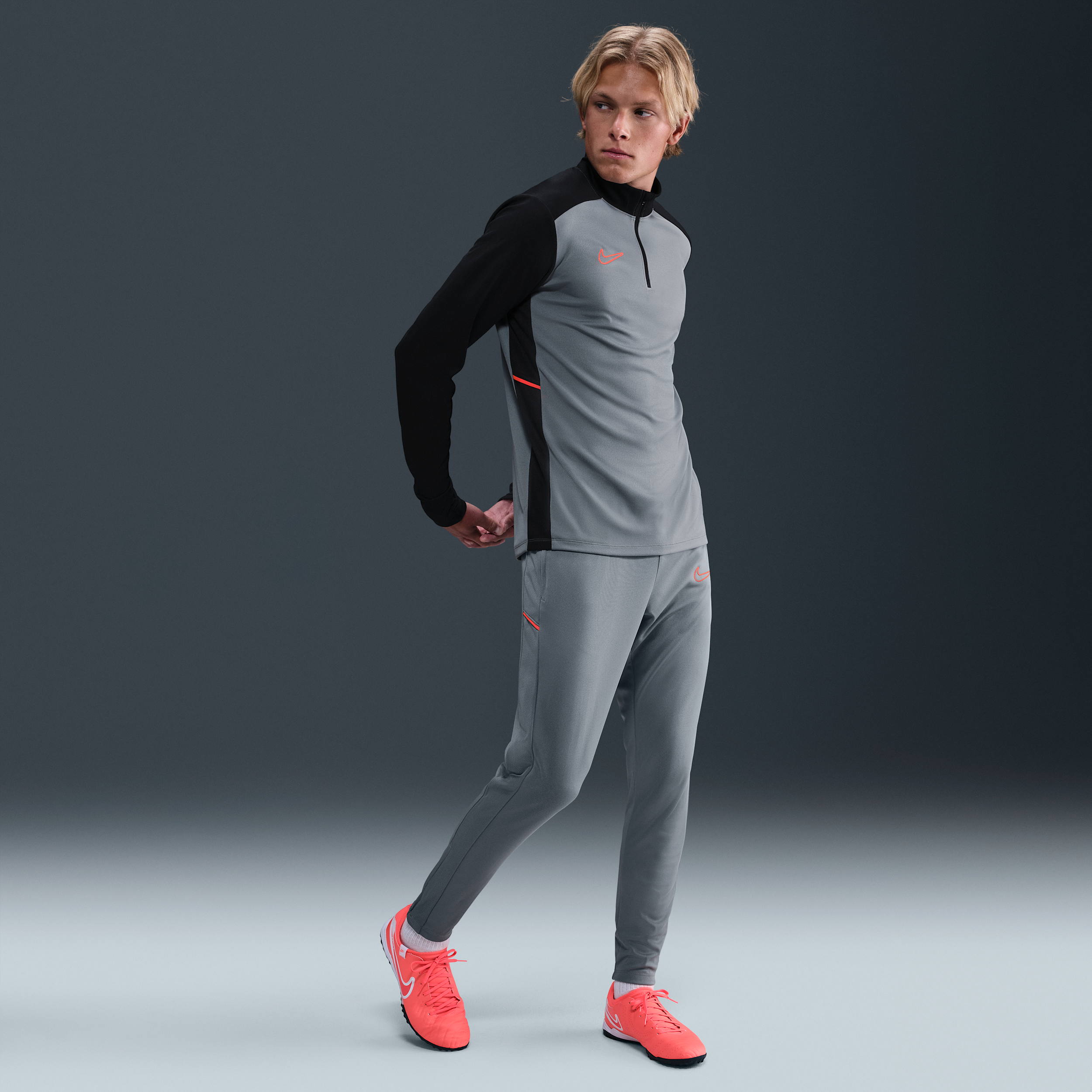 Thumbnail - Nike Academy Dri-FIT-Fußballhose für Herren - Grau