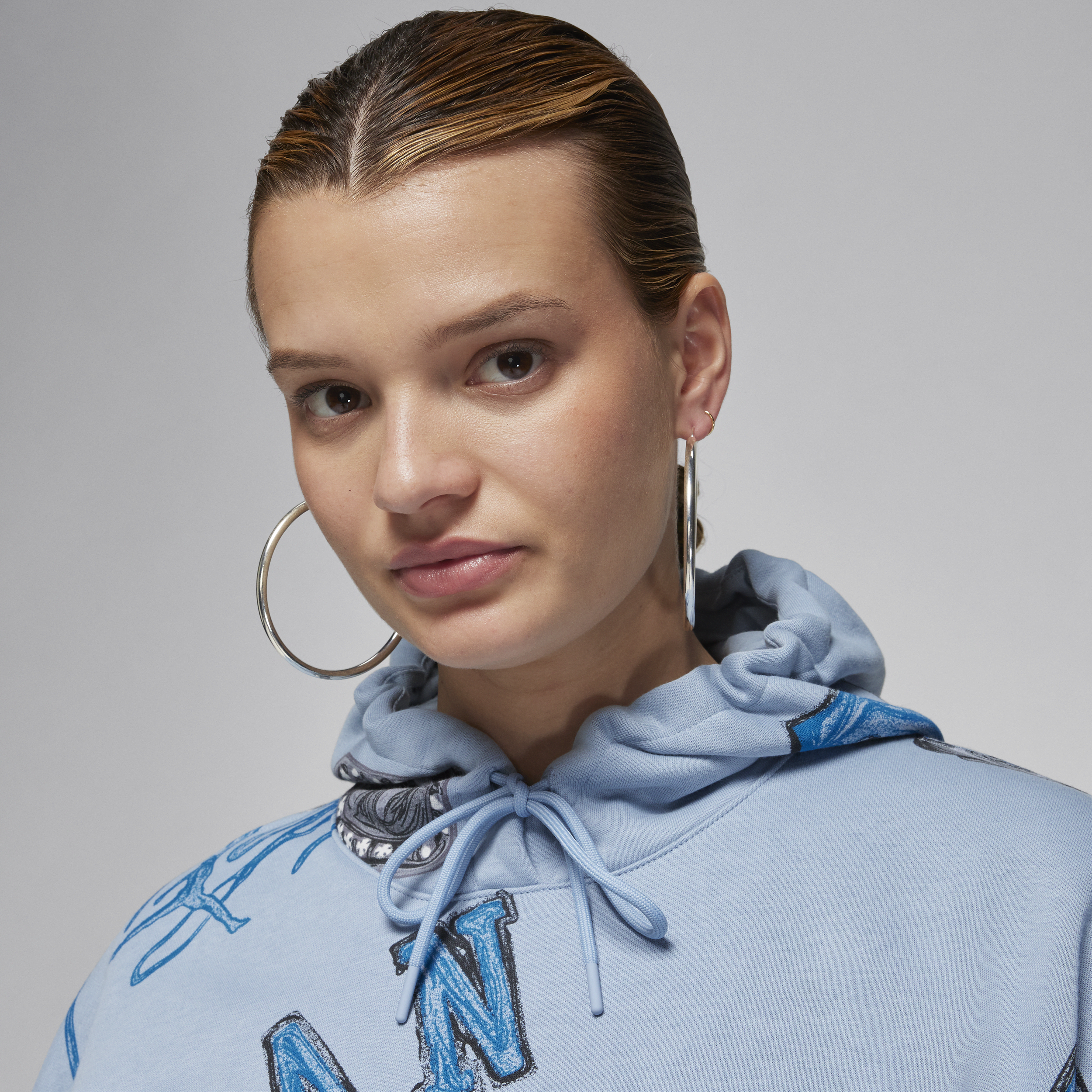 Jordan Brooklyn Fleece hoodie voor dames Blauw