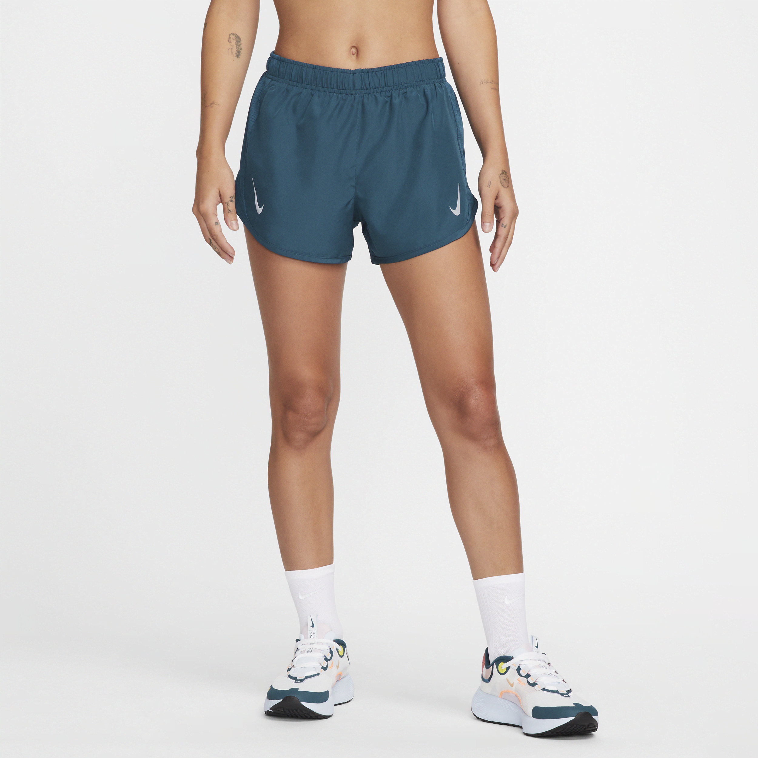 Damskie spodenki do biegania z wszytą bielizną Nike Dri-FIT Tempo Race - Niebieski