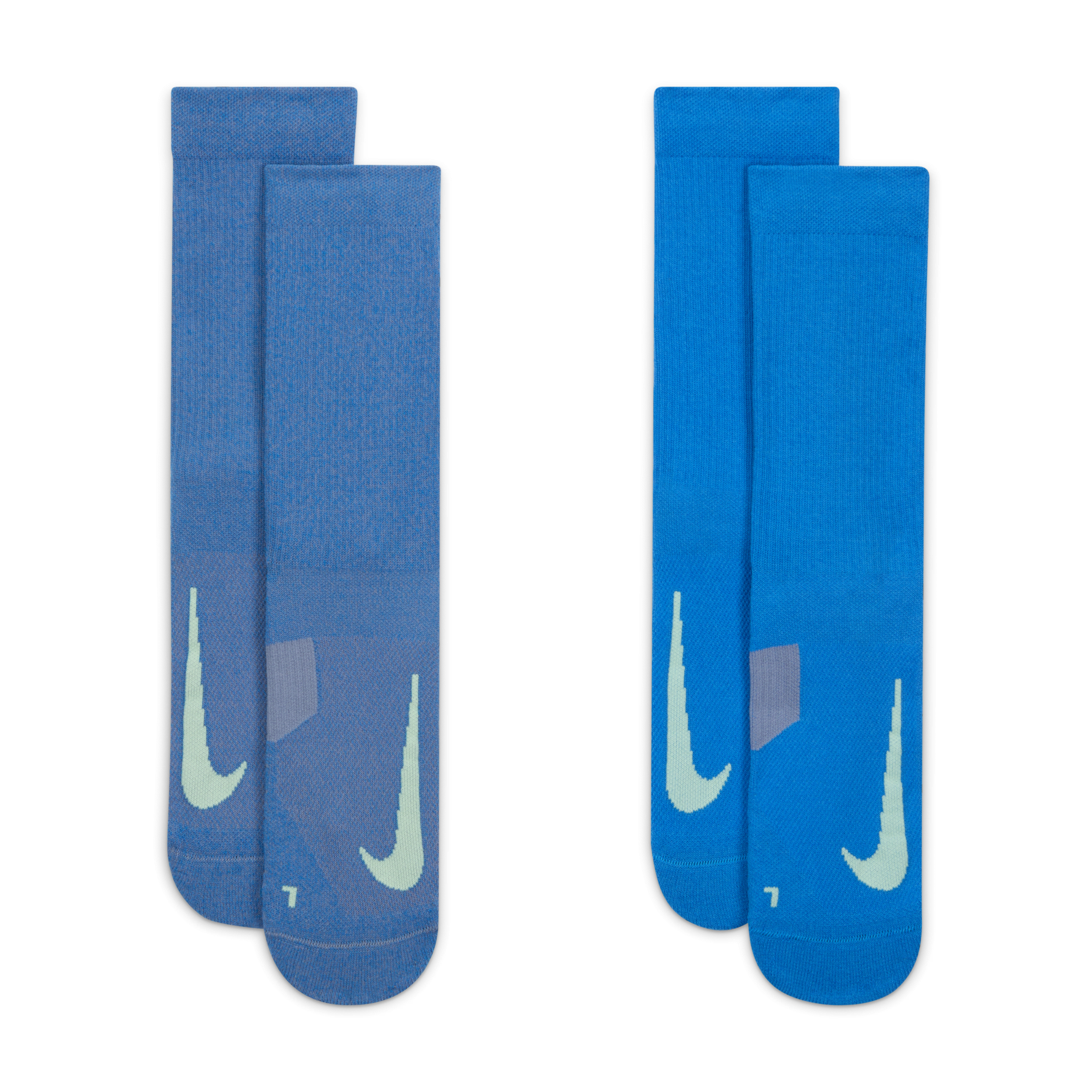 Nike Multiplier Crew Sokken (2 paar) Meerkleurig