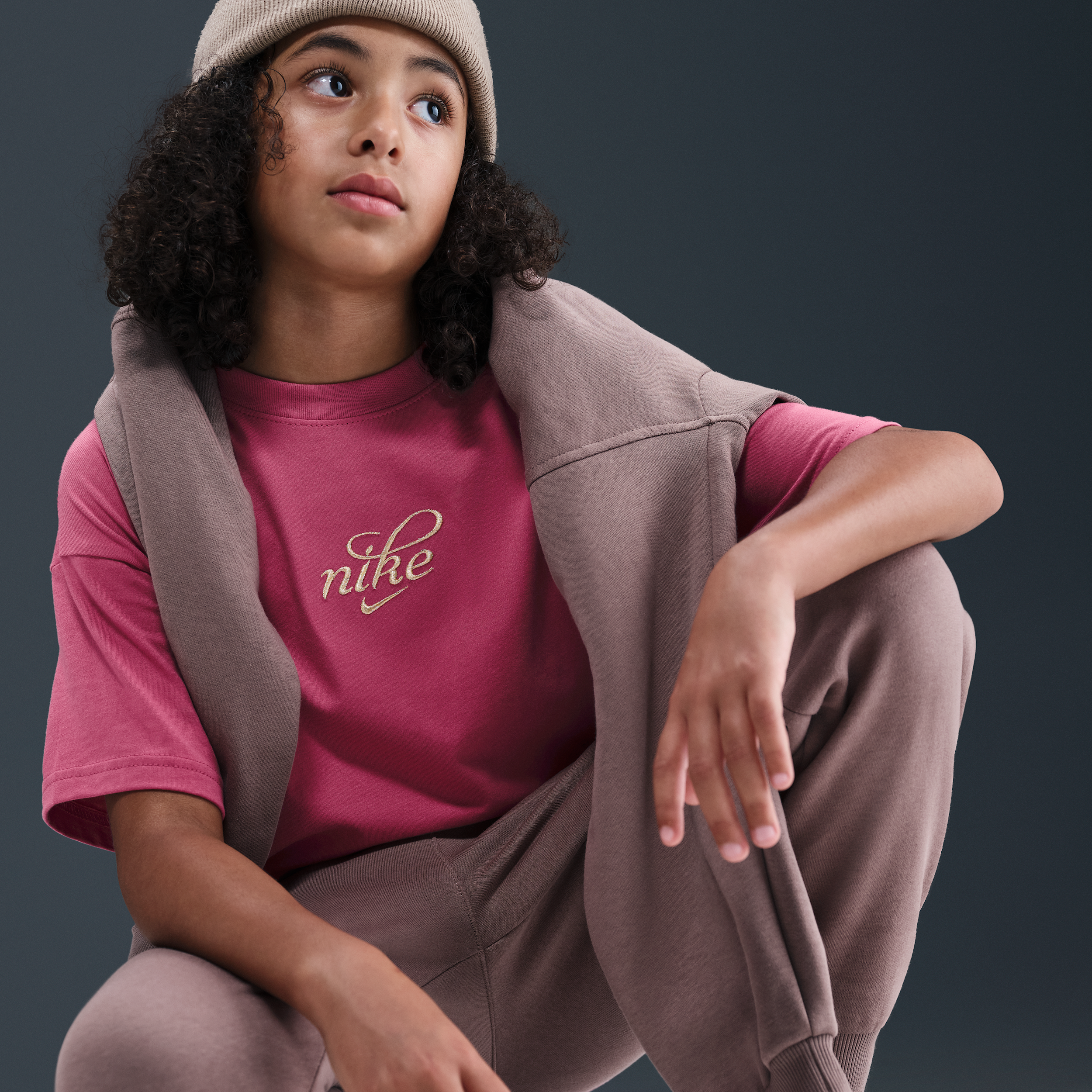 Thumbnail - Nike T-Shirt (ältere Kinder, Mädchen) - Lila