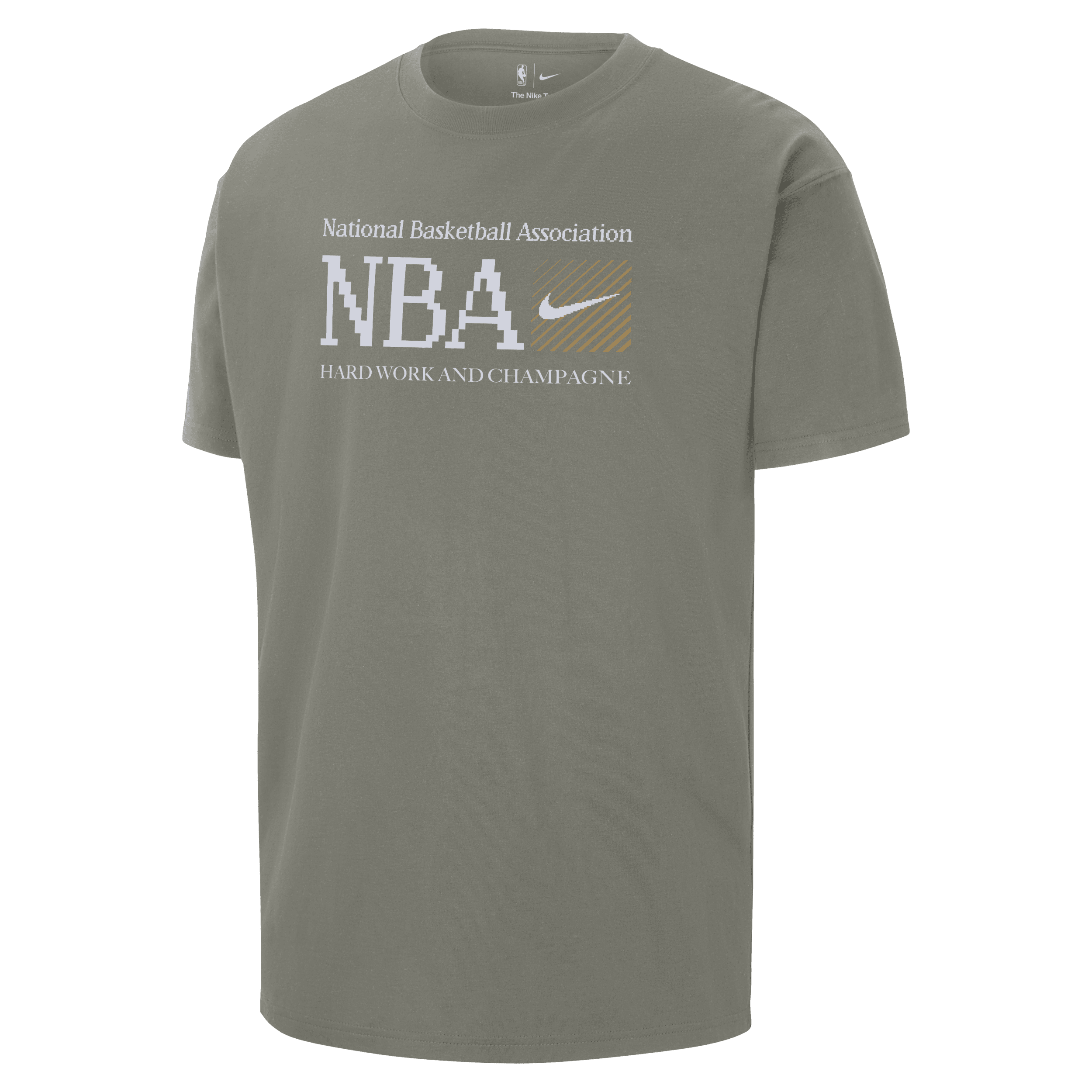 Nike Team 31 Max90 NBA T-shirt voor heren Grijs