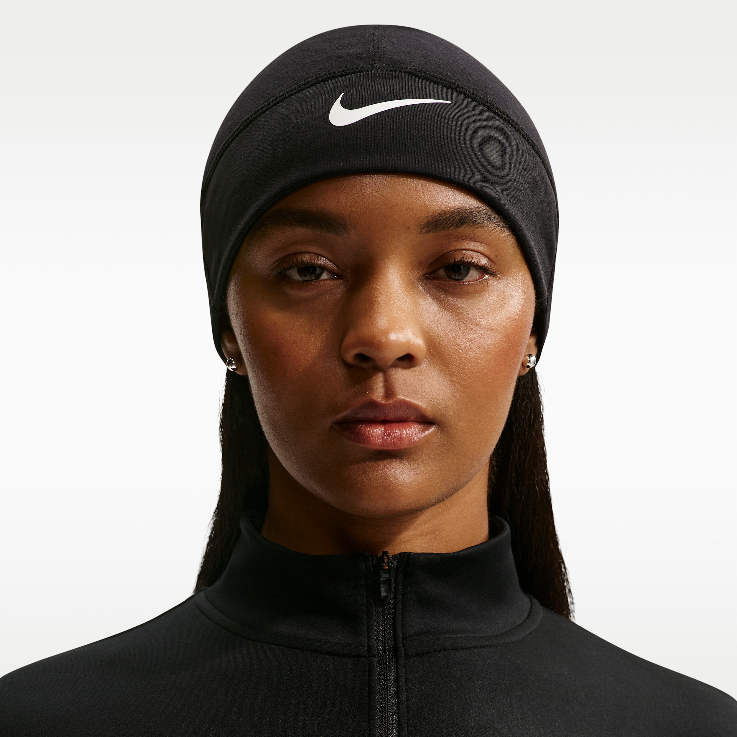Berretto da training in fleece Nike con Therma-FIT - Nero