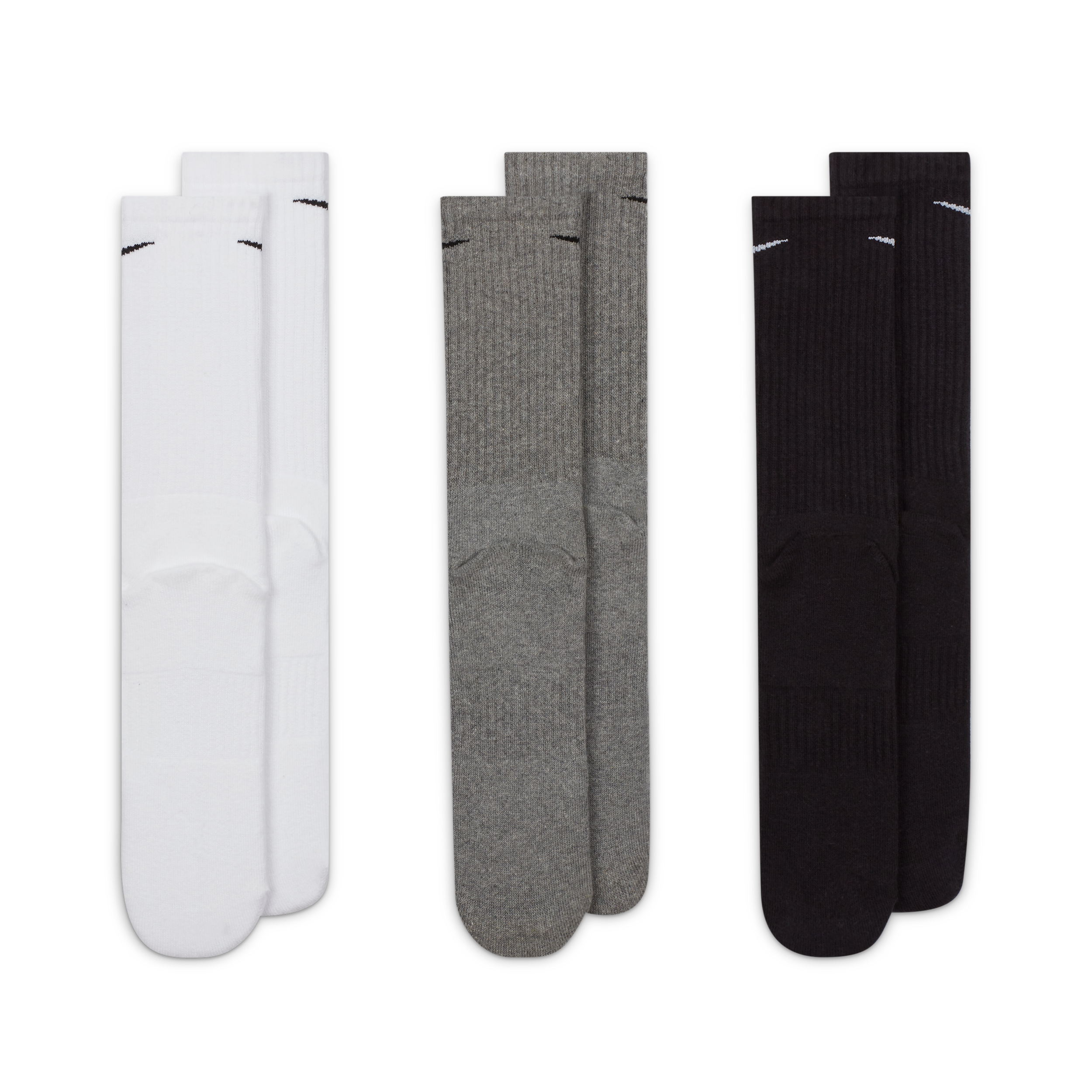 Thumbnail - Nike Everyday Cushioned Crew-Trainingssocken (3 Paar) - Multi-Color