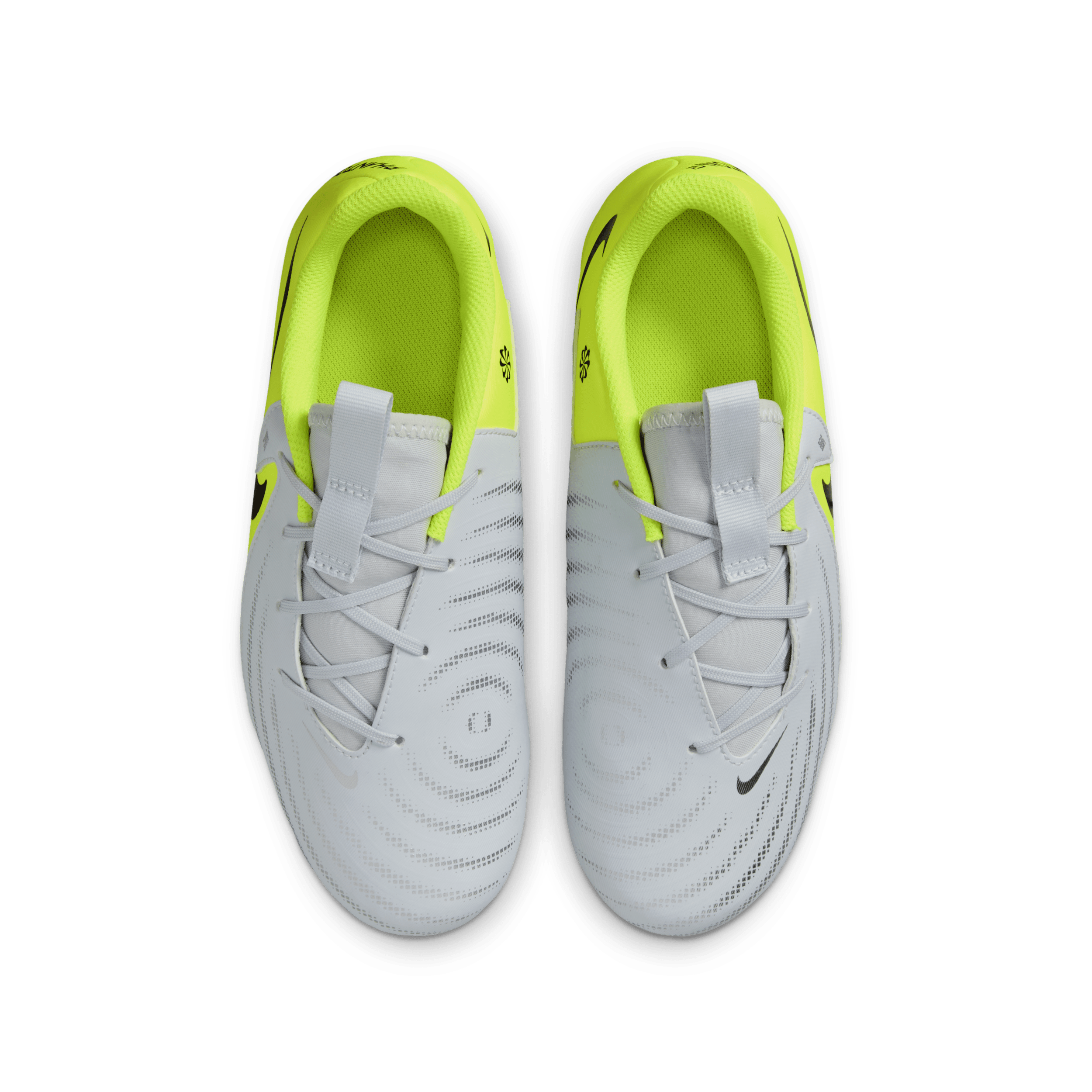 Chaussure de foot basse à crampons MG Nike Jr. Phantom GX 2 Academy pour enfant/ado - Gris