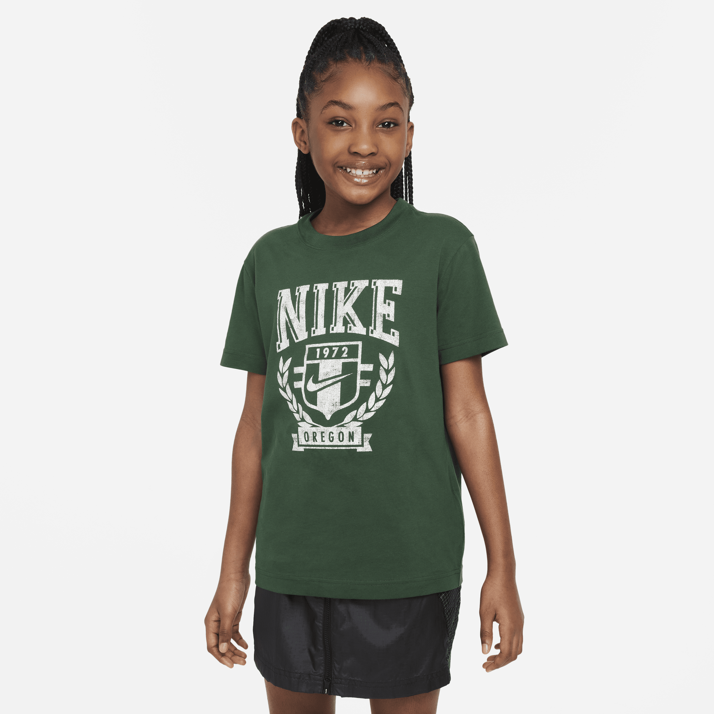 Nike Sportswear T-shirt voor meisjes Groen