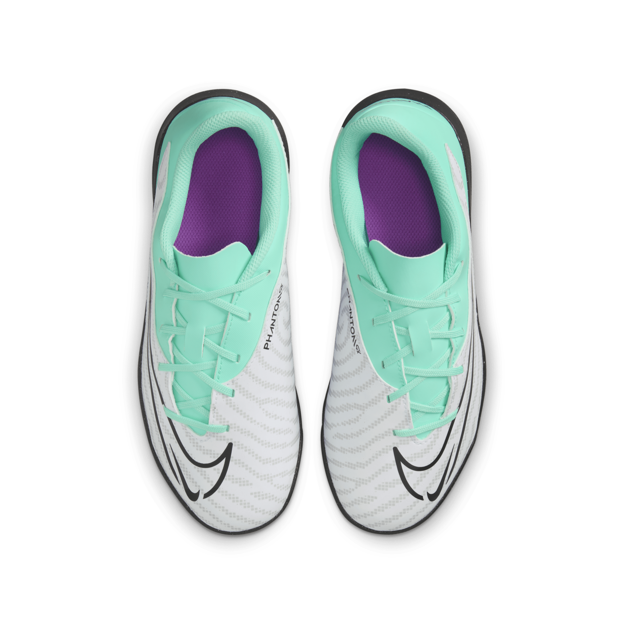 Nike Jr. Phantom GX Club low top voetbalschoenen voor kids (turf) Groen