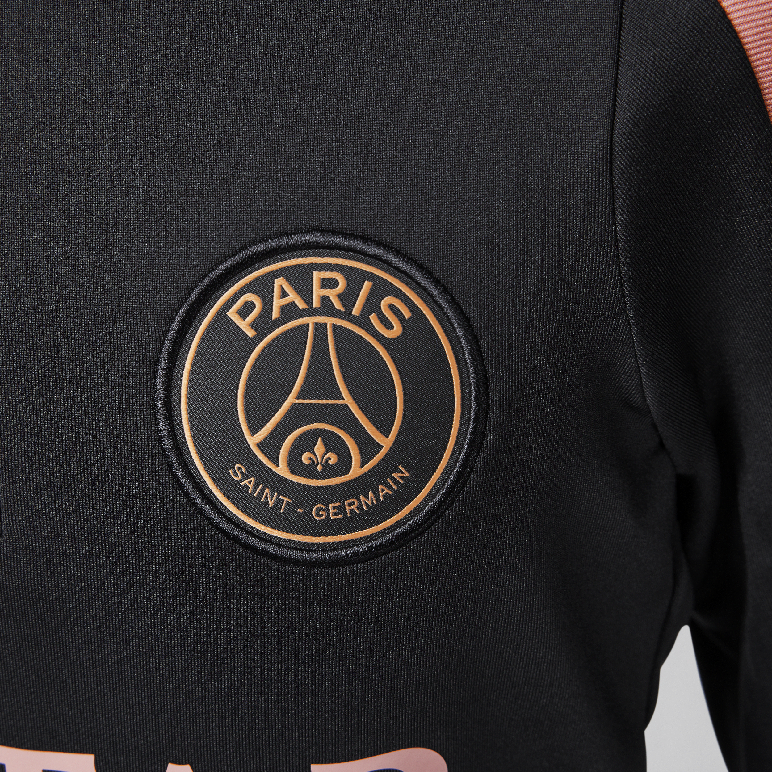 3e haut d'entraînement de foot Jordan Dri-FIT Paris Saint-Germain Strike pour ado - Noir